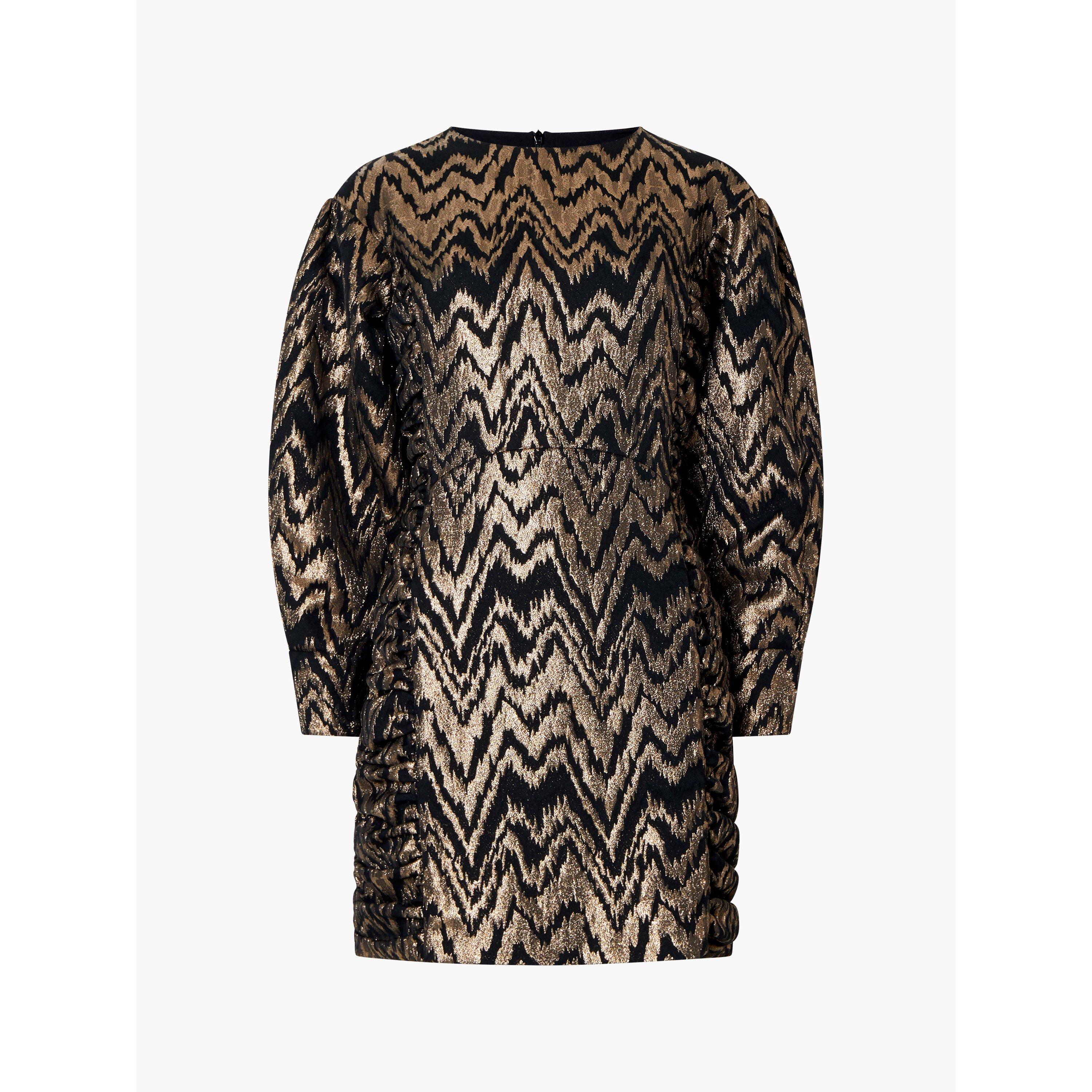 Blackout Copper - French Connection - Women's Ellery Eco Jacquard Mini Dress - 1