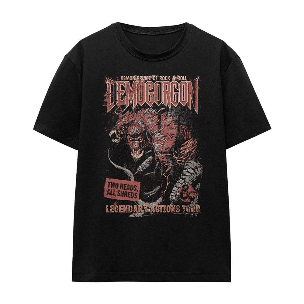 Black - Hasbro - Dungeons Dragons Demogorgon Tour Womens T-Shirt B - 4