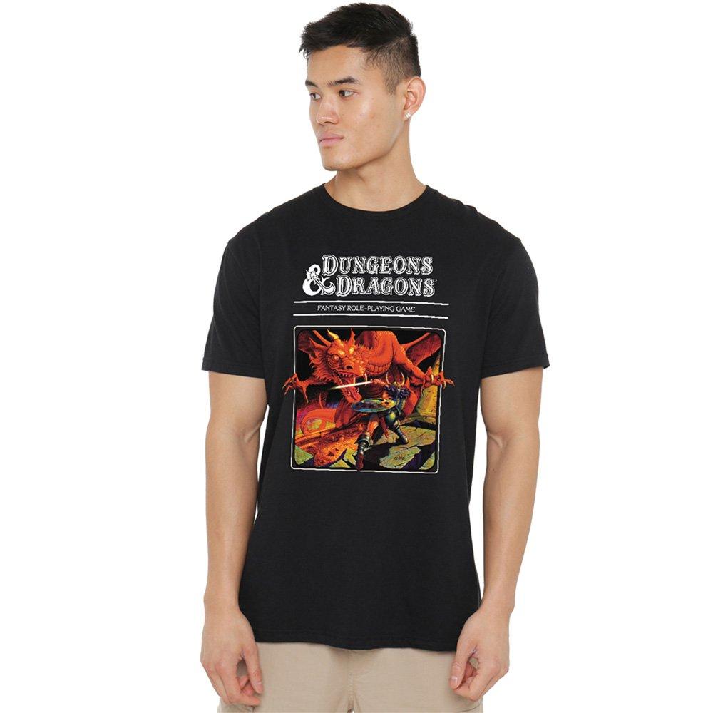 Black - Hasbro - Dungeons & Dragons Red Dragon Original Mens Mens T - 1