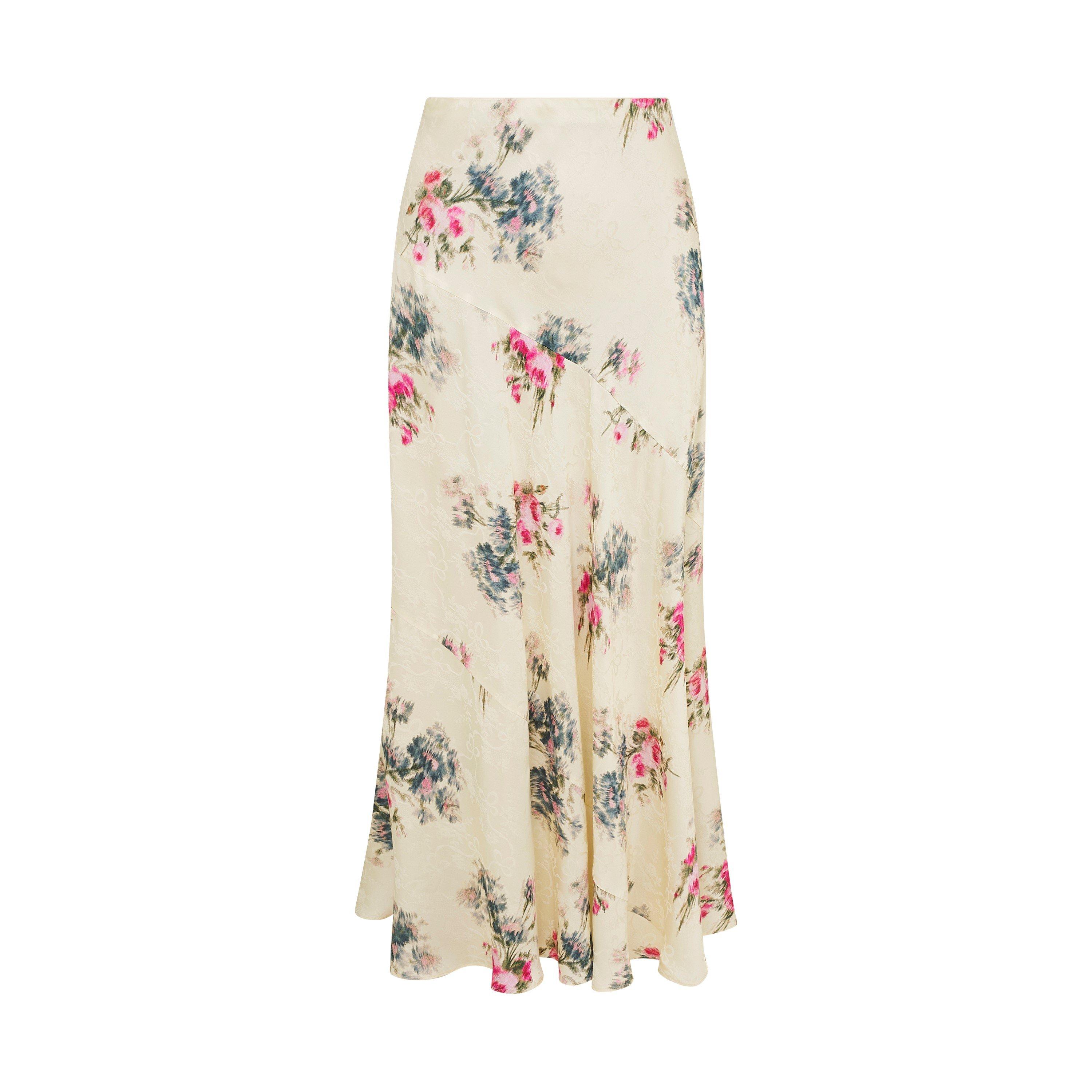 French Ivory - LoveshackFancy - Women's Bertha Maxi Skirt - 5