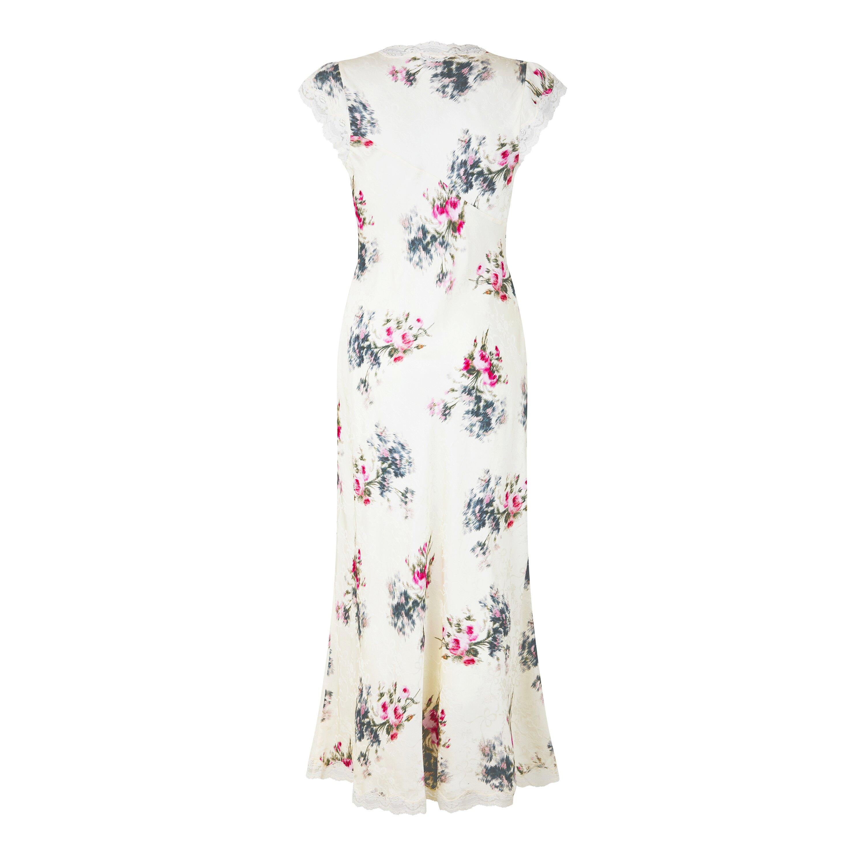 French Ivory - LoveshackFancy - Women's Theodore Maxi Skirt - 6