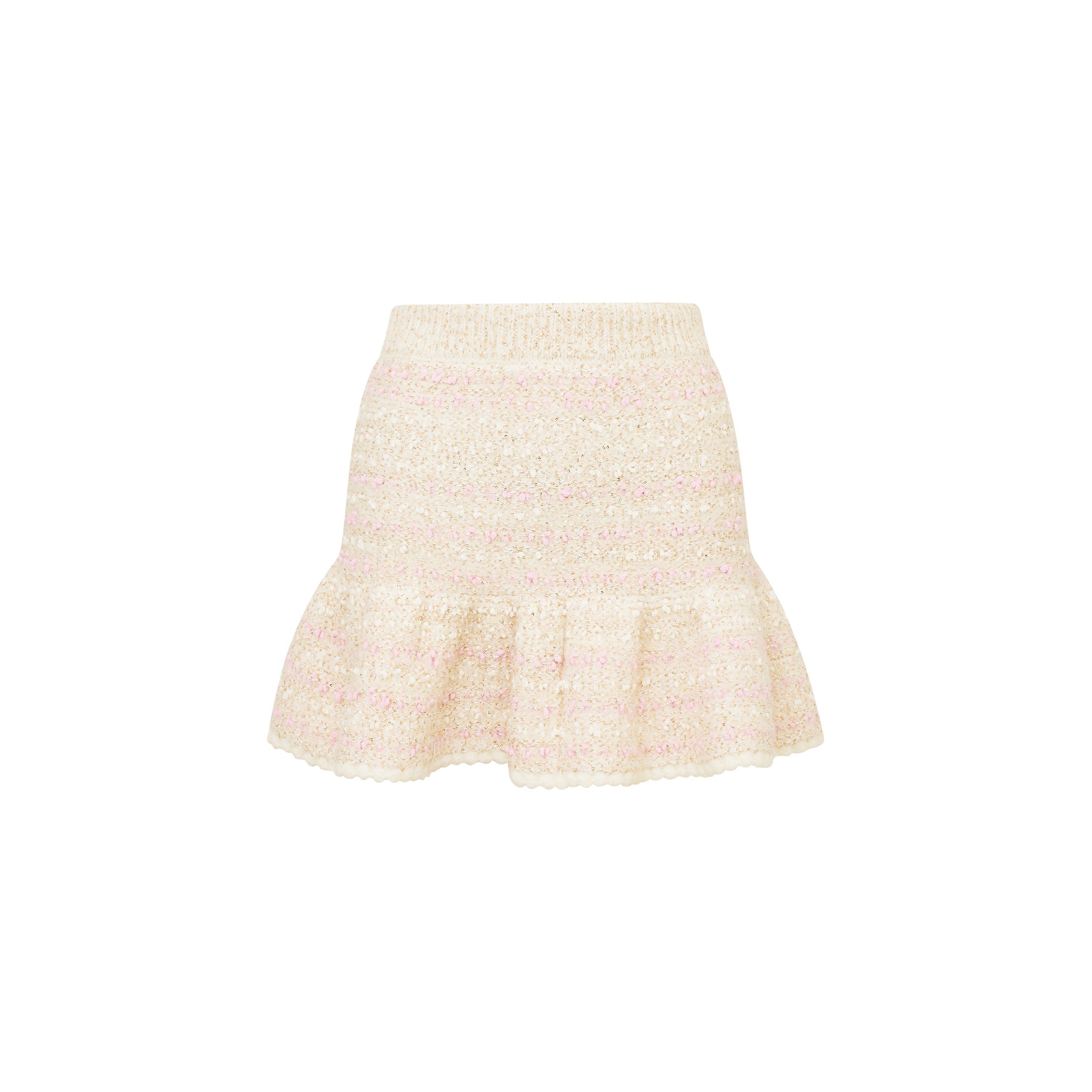 Vanilla Blush - LoveshackFancy - Women's Velman Mini Skirt - 5