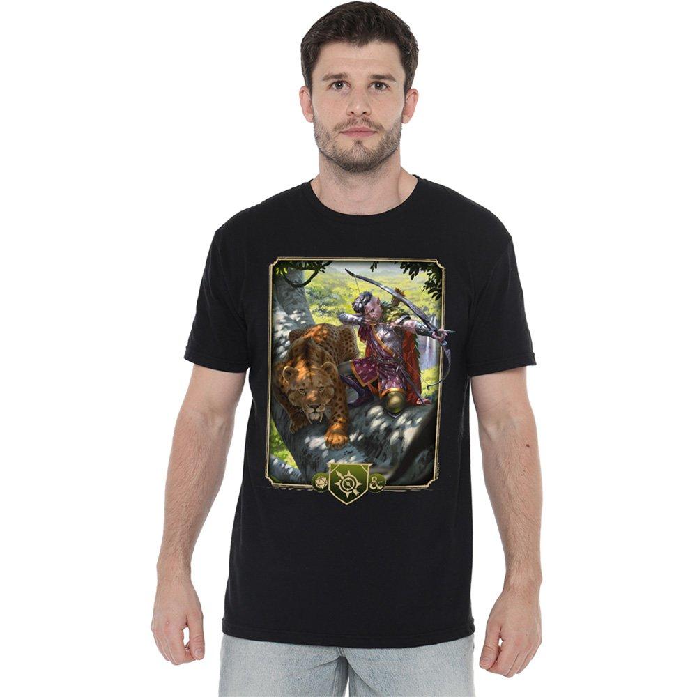 Black - Hasbro - Dungeons & Dragons - 2024 Ranger Key Art T-Shirt - 1
