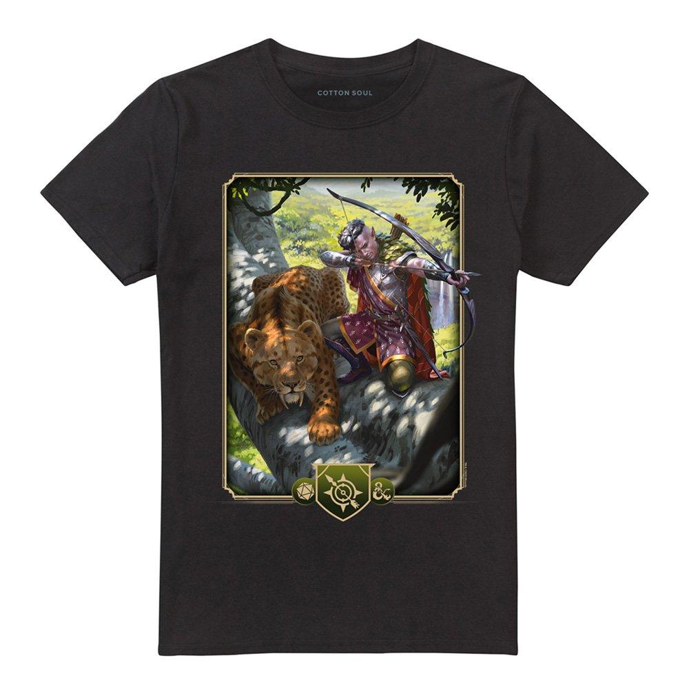 Black - Hasbro - Dungeons & Dragons - 2024 Ranger Key Art T-Shirt - 4