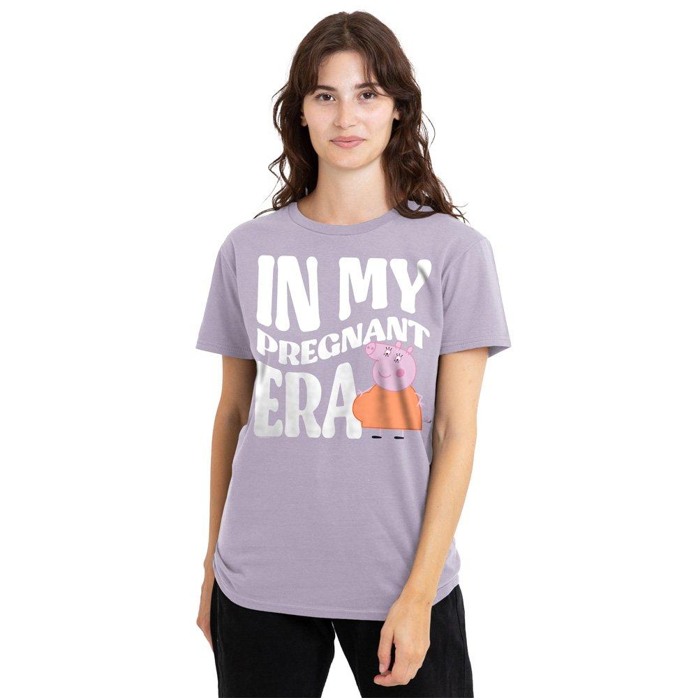 Hasbro Women's Peppa Pig Mummy Pig Pregnant Era T-Shirt Soft Lav - Lavender - XXL