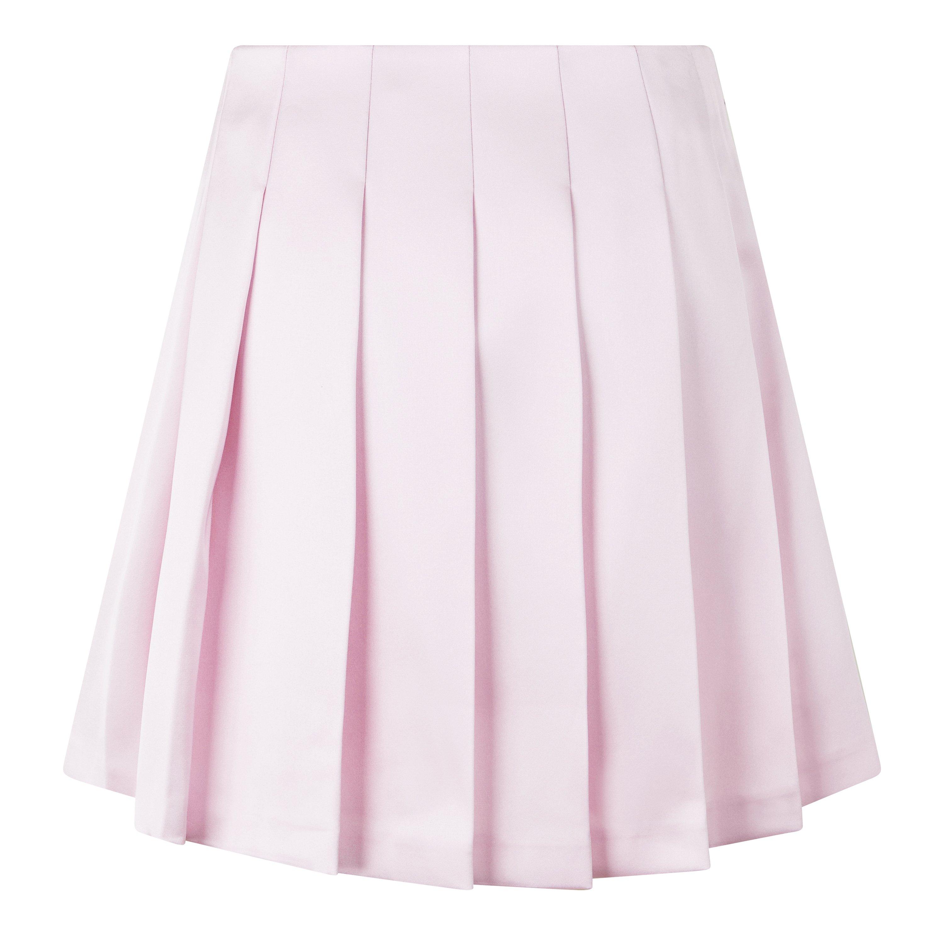 Pink - Self Portrait - Women's Satin Mini Skirt - 6