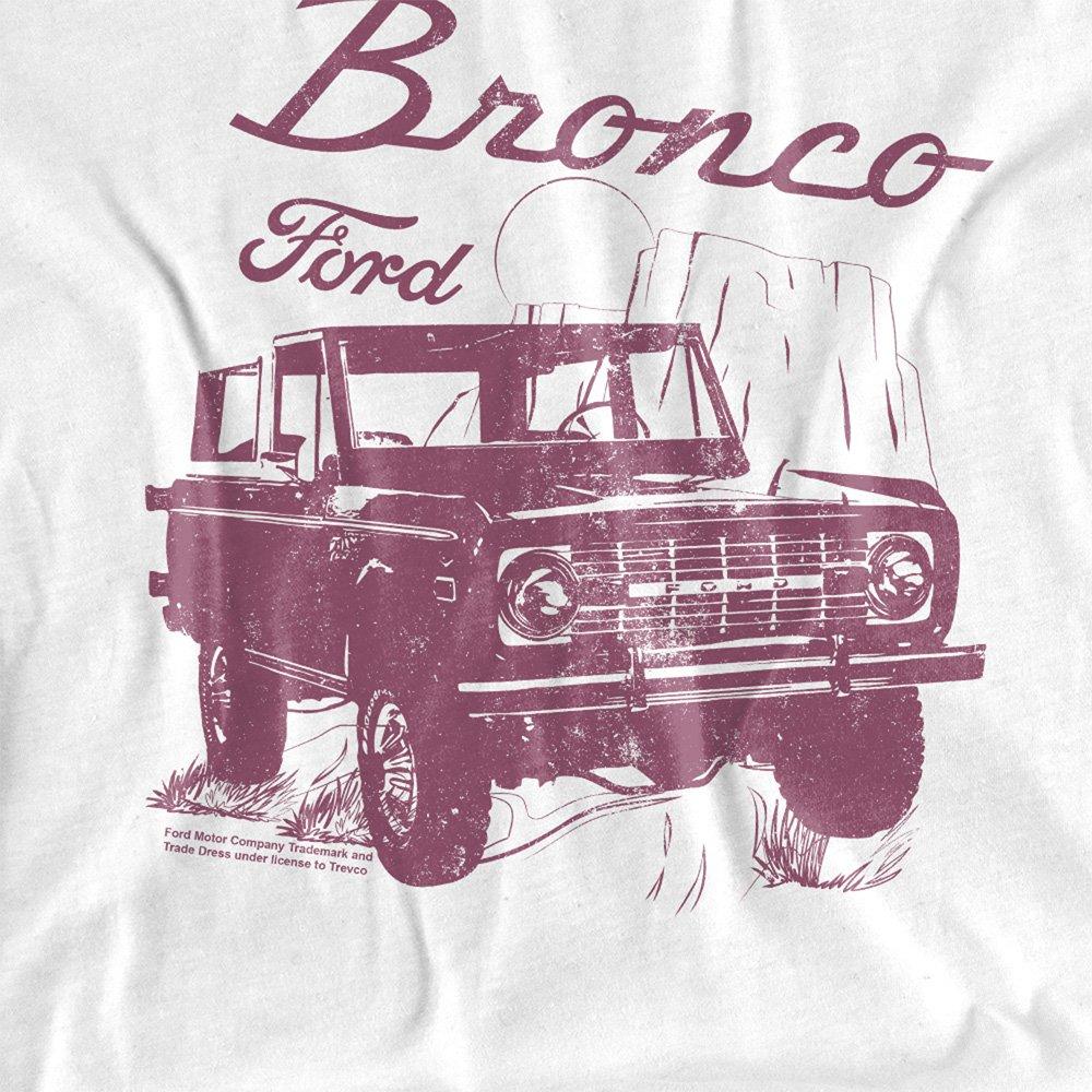 White - Ford - Ford Bronco Wild West Kids T-Shirt White - 2