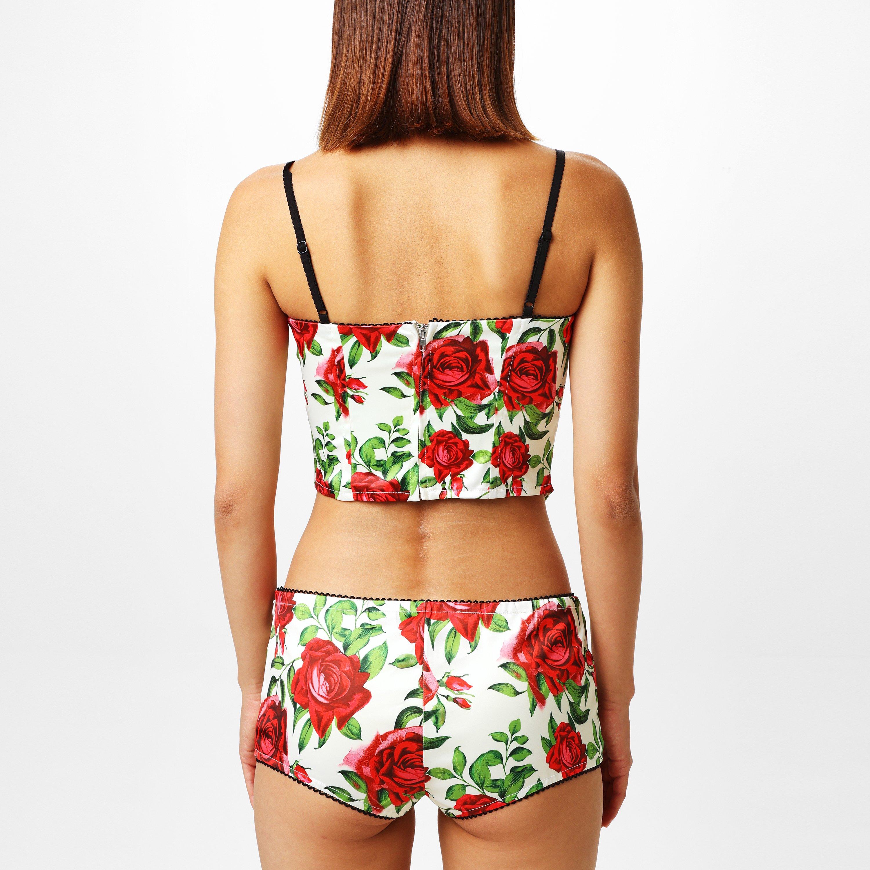 Roses - Jaded London - Scarlet Satin Corset Top - 3