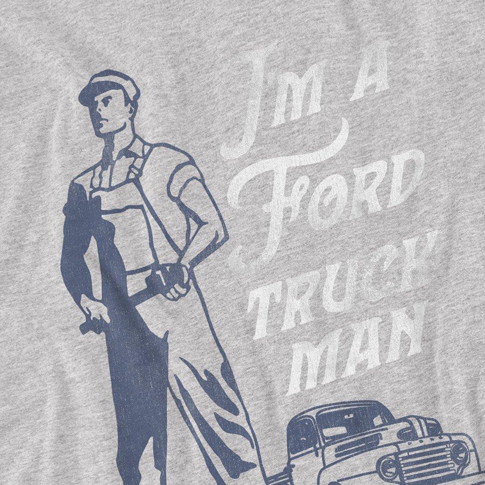 Light Grey - Ford - Ford Truck Man Classic Kids T-Shirt Athletic Heat - 2
