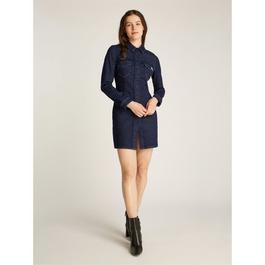 Calvin Klein Jeans DARTED LEAN SHIRT DENIM DRESS