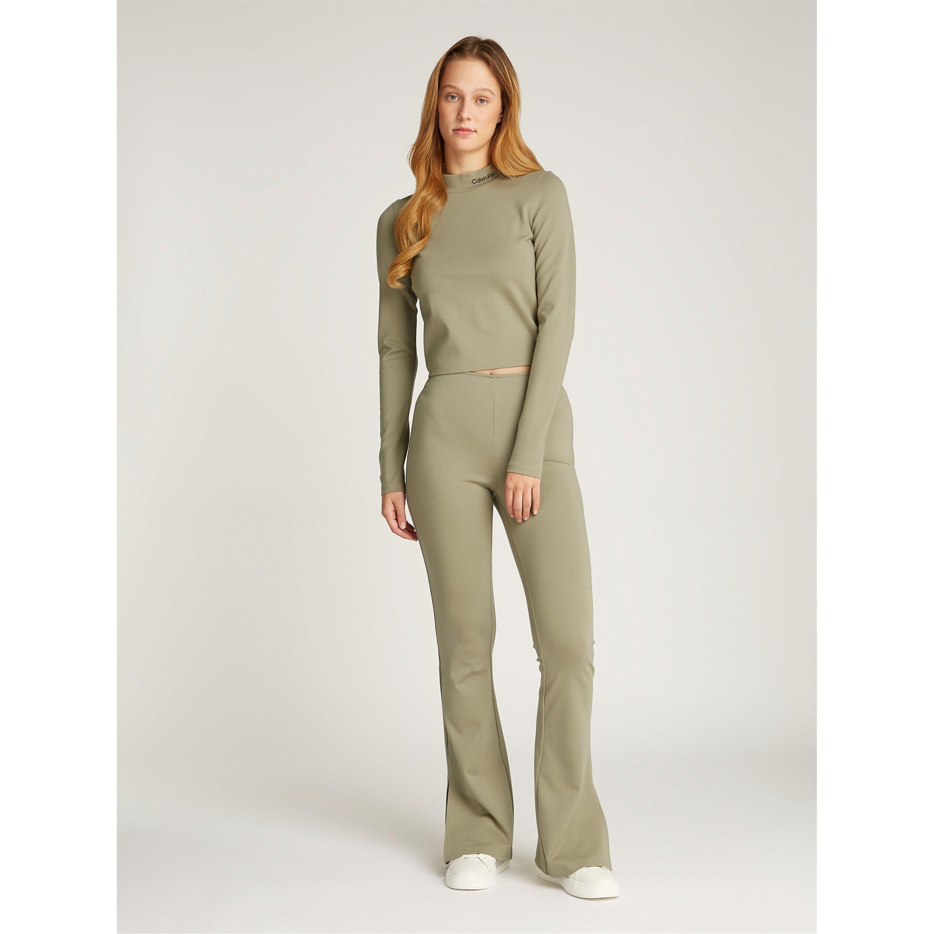 Nordic Dust - Calvin Klein Jeans - Women's Milano Logo Elastic Crop Top - 2