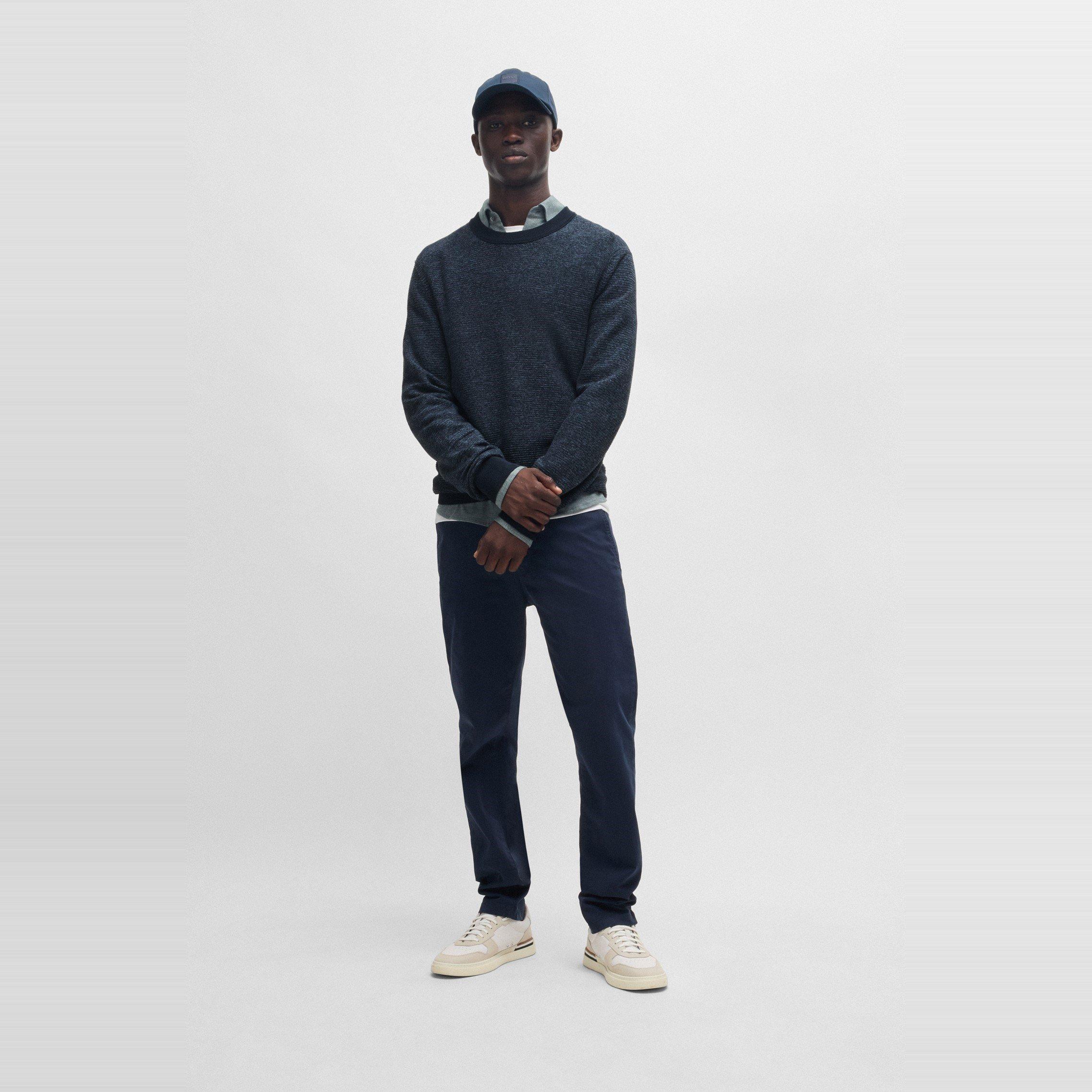 Dark Blue 404 - Boss - Men's Aspoki Jumper - 5