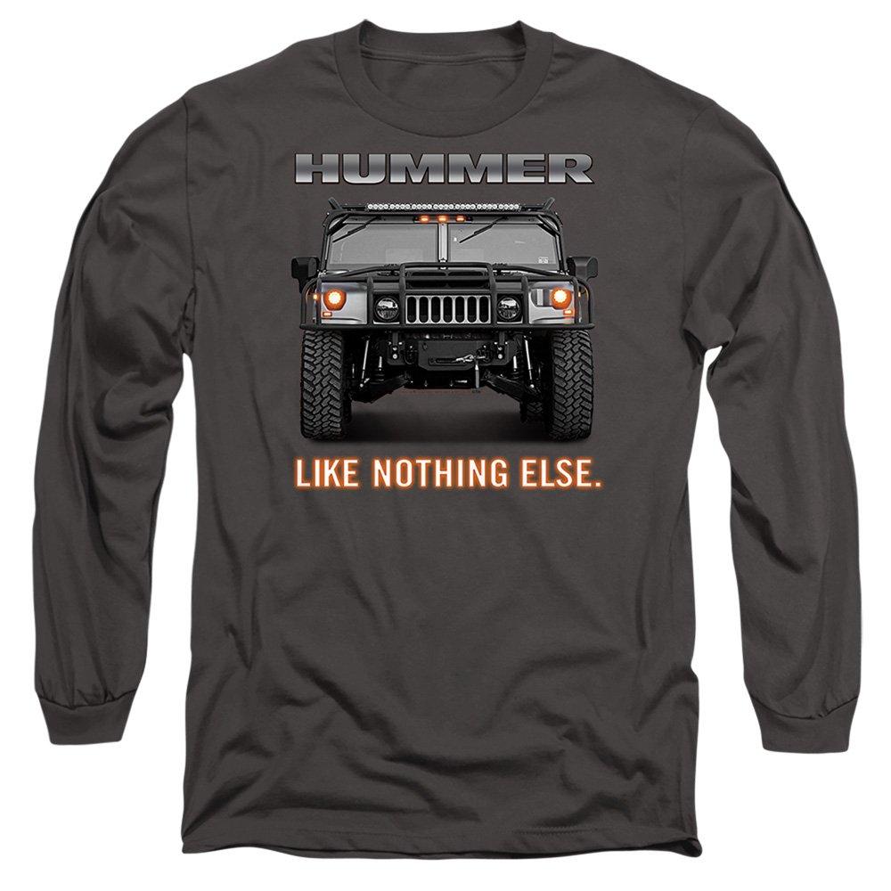 Grey - Other - Hummer Like Nothing Else Long Sleeve T-Shirt Char - 1