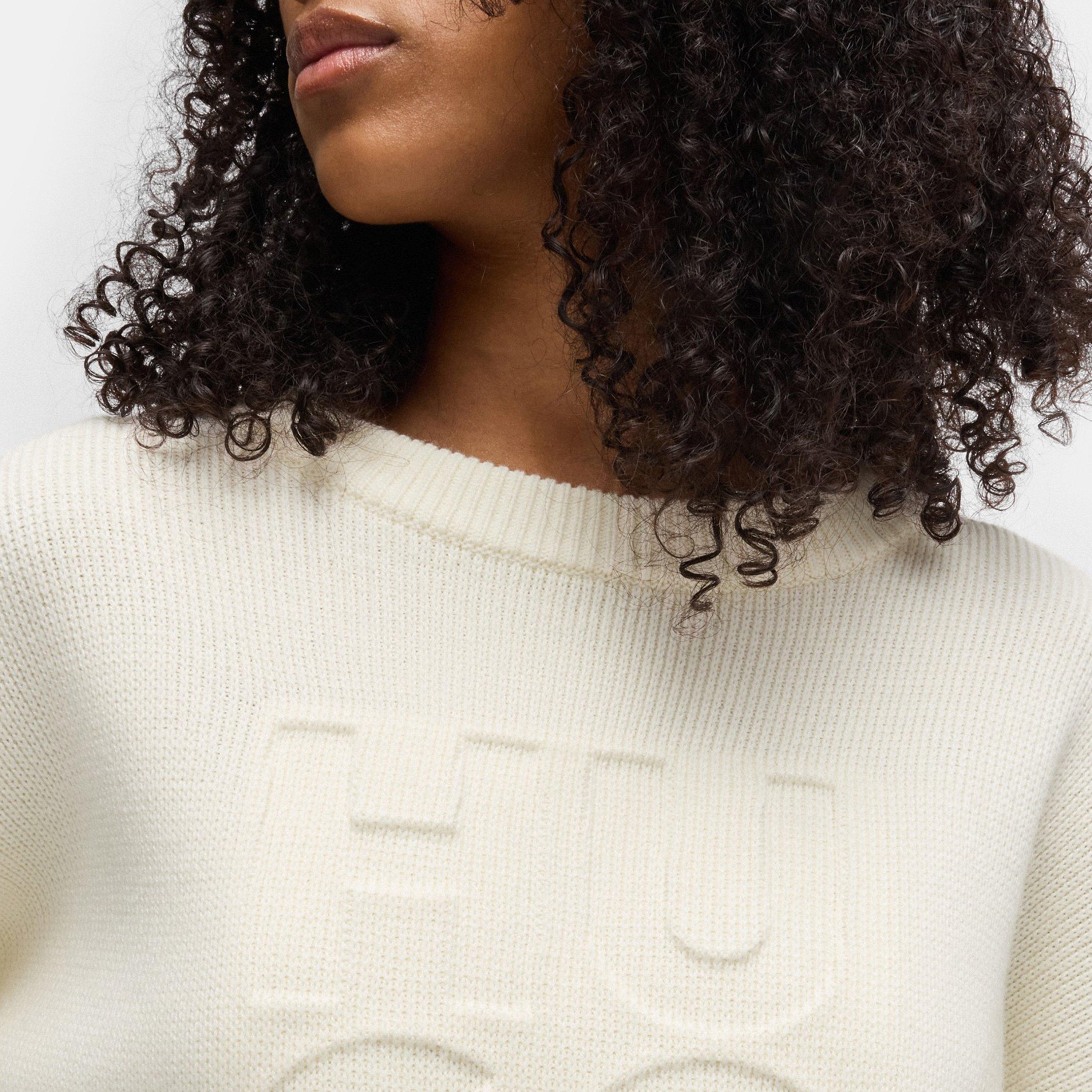 Natural - Hugo - Women's Crew Neck Jumper - 4