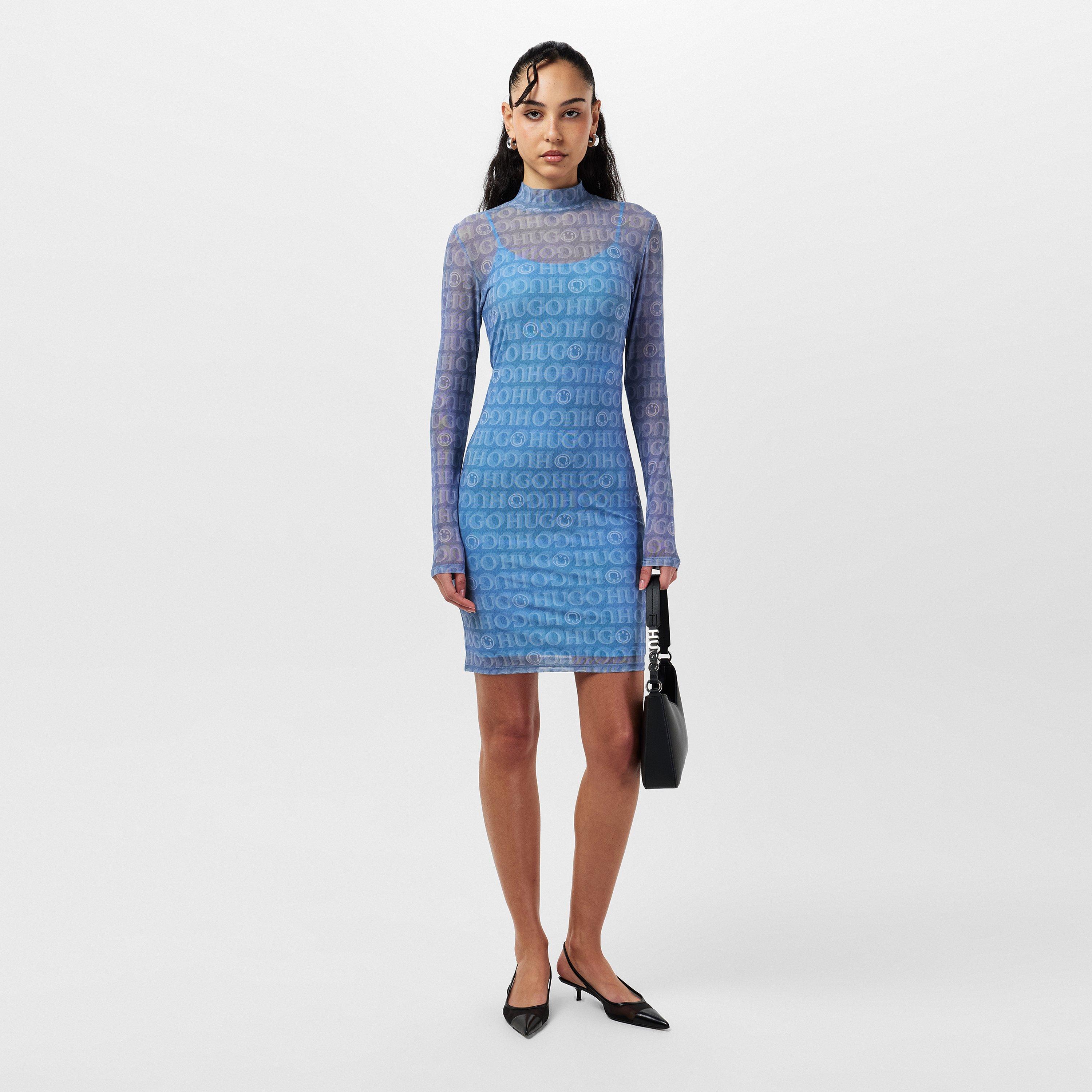 Hugo Mini Noella Dress Womens | Flannels