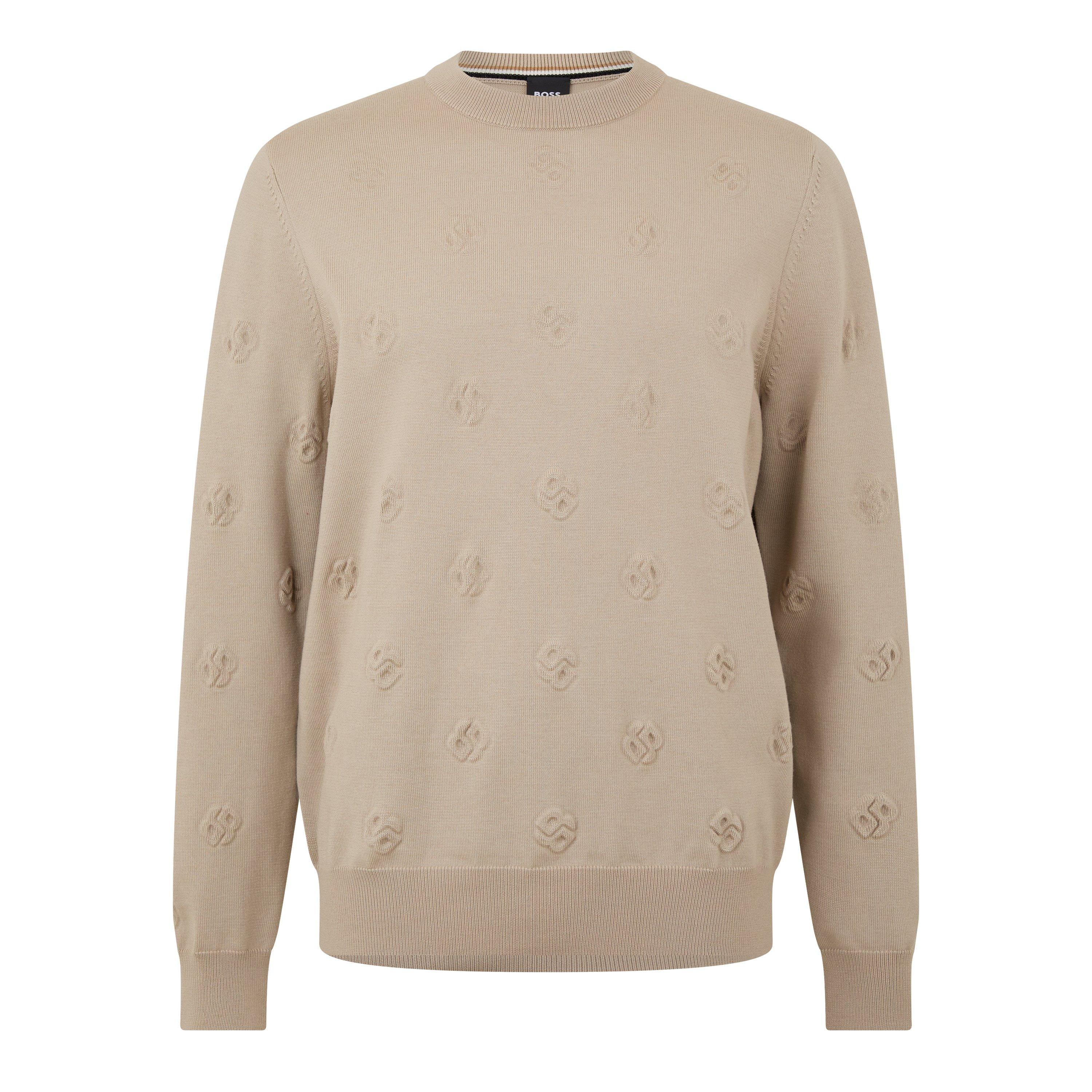 Light Beige 275 - Boss - Men's H-Bahelo Knitwear Jumper - 1