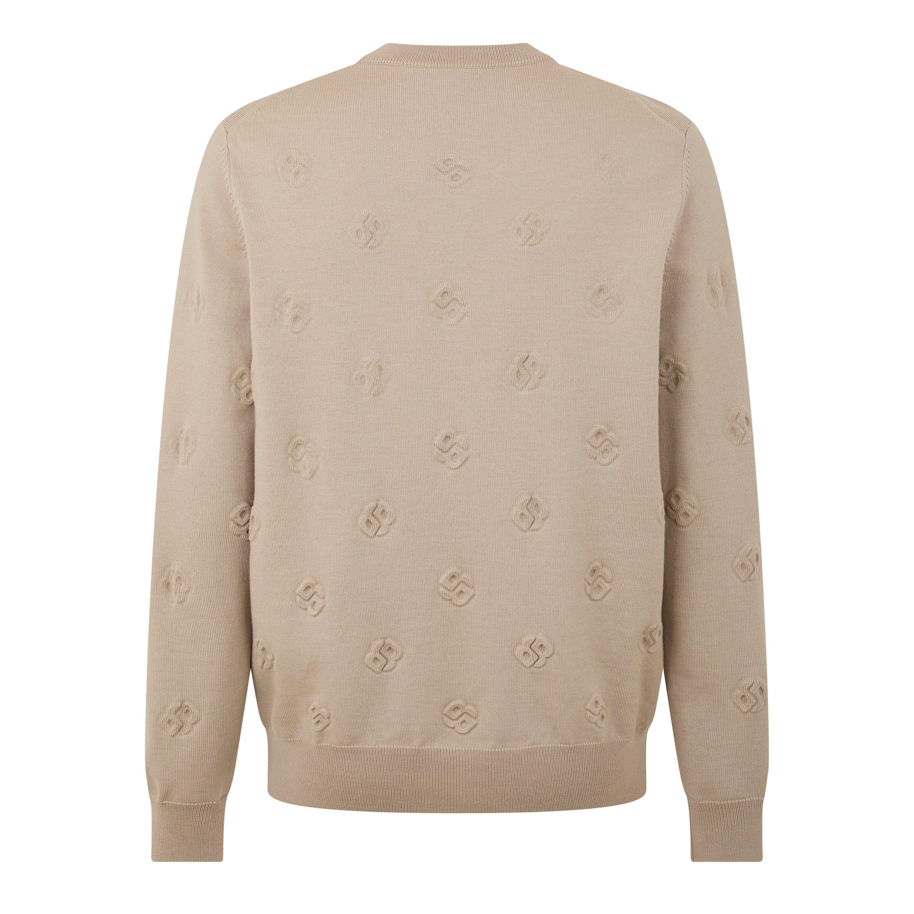 Light Beige 275 - Boss - Men's H-Bahelo Knitwear Jumper - 2