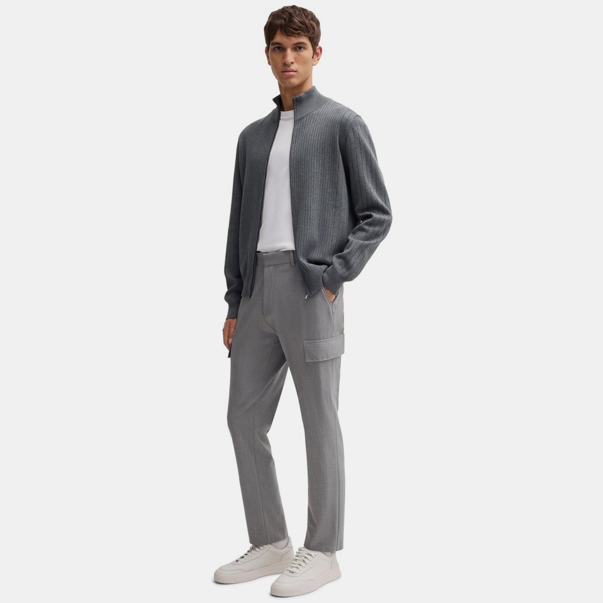 Medium Grey 030 - Boss - Men's HBejino  Jumper - 3