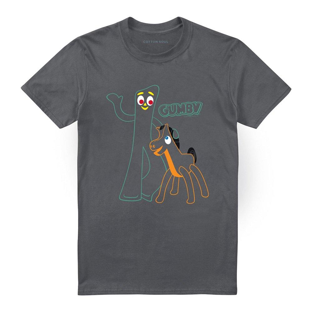 Grey - Other - Gumby Outlines T Shirt Charcoal - 4