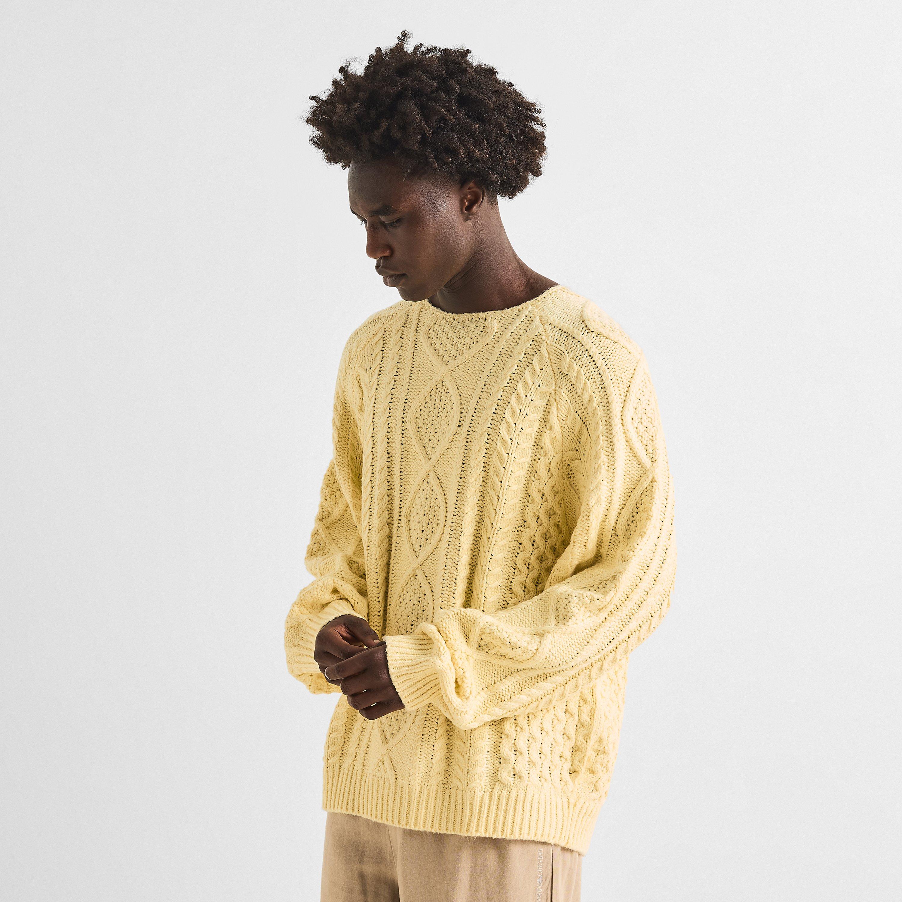 Canary - Fear Of God Essentials - Men's Cable Knit Jumper - 3