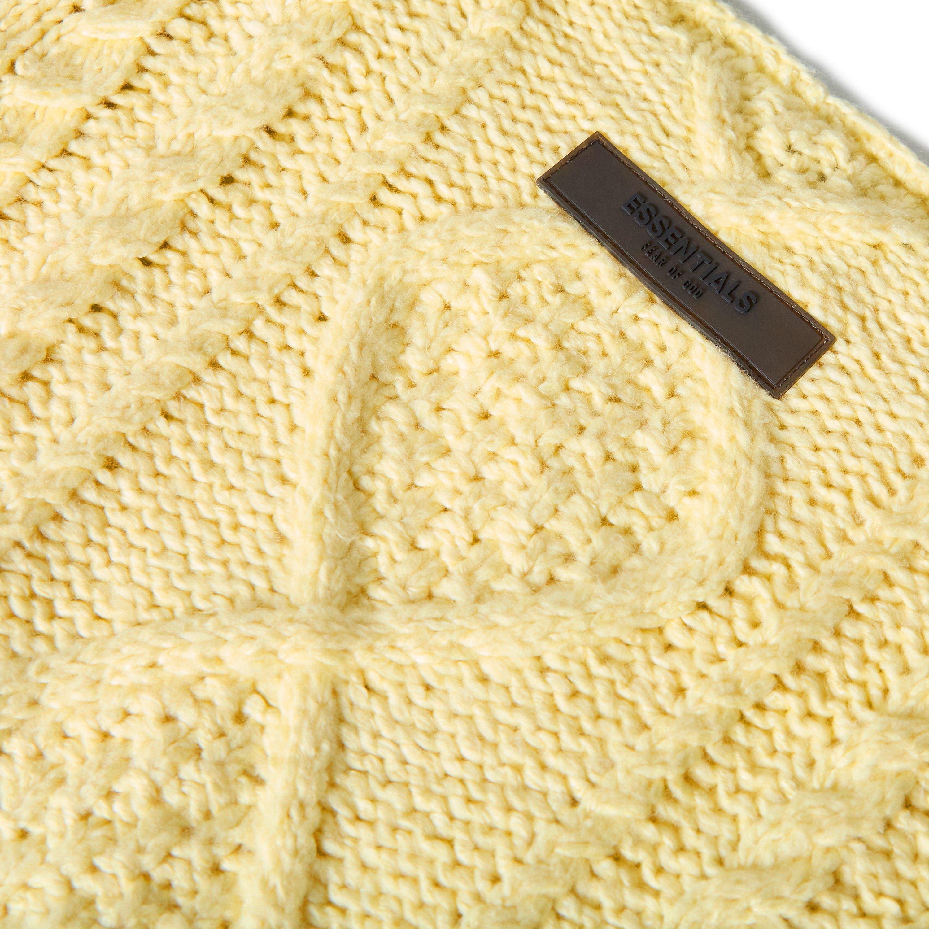 Canary - Fear Of God Essentials - Men's Cable Knit Jumper - 5