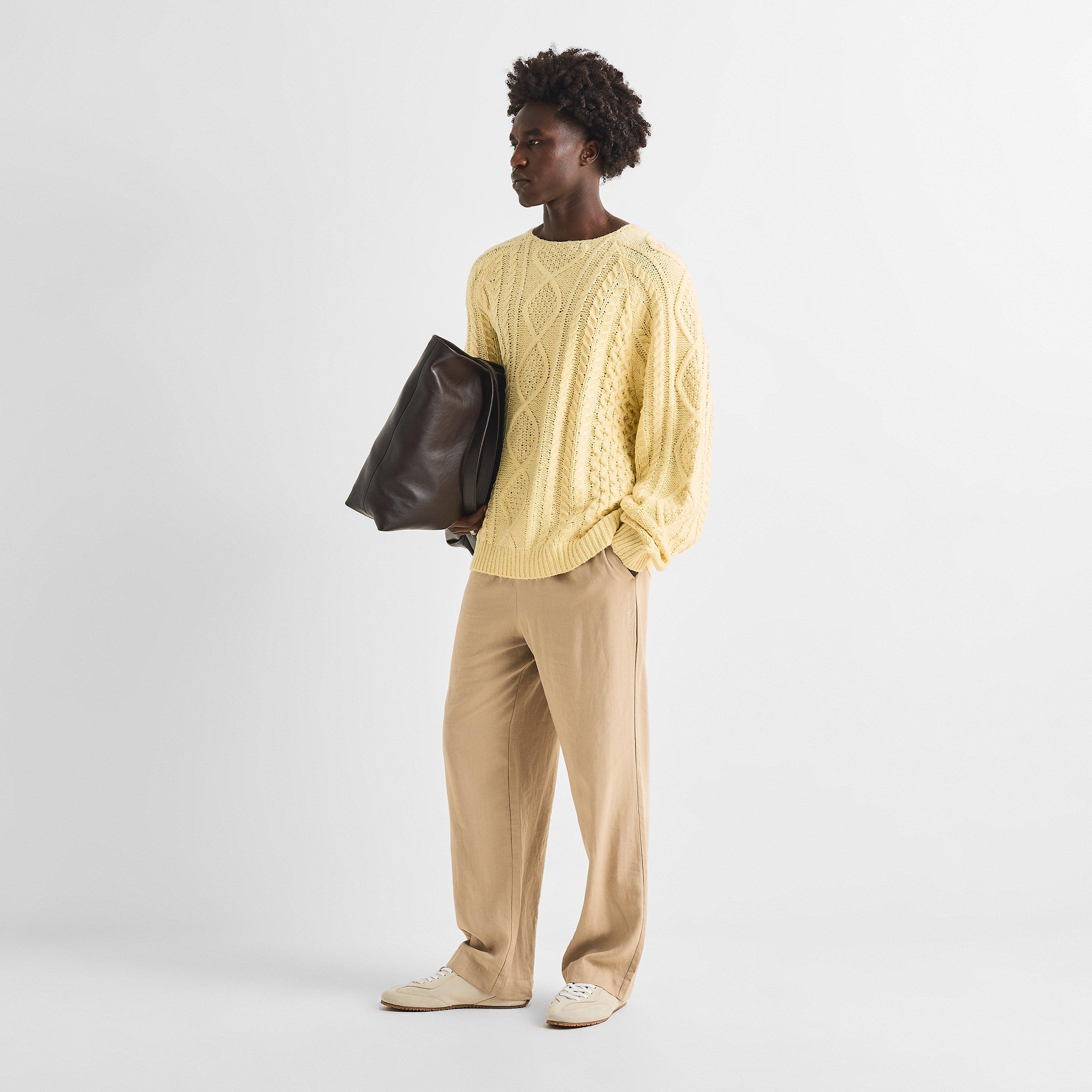 Canary - Fear Of God Essentials - Men's Cable Knit Jumper - 6