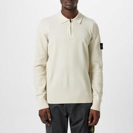 Stone Island Badge KnitquarterZip Sweatshirt