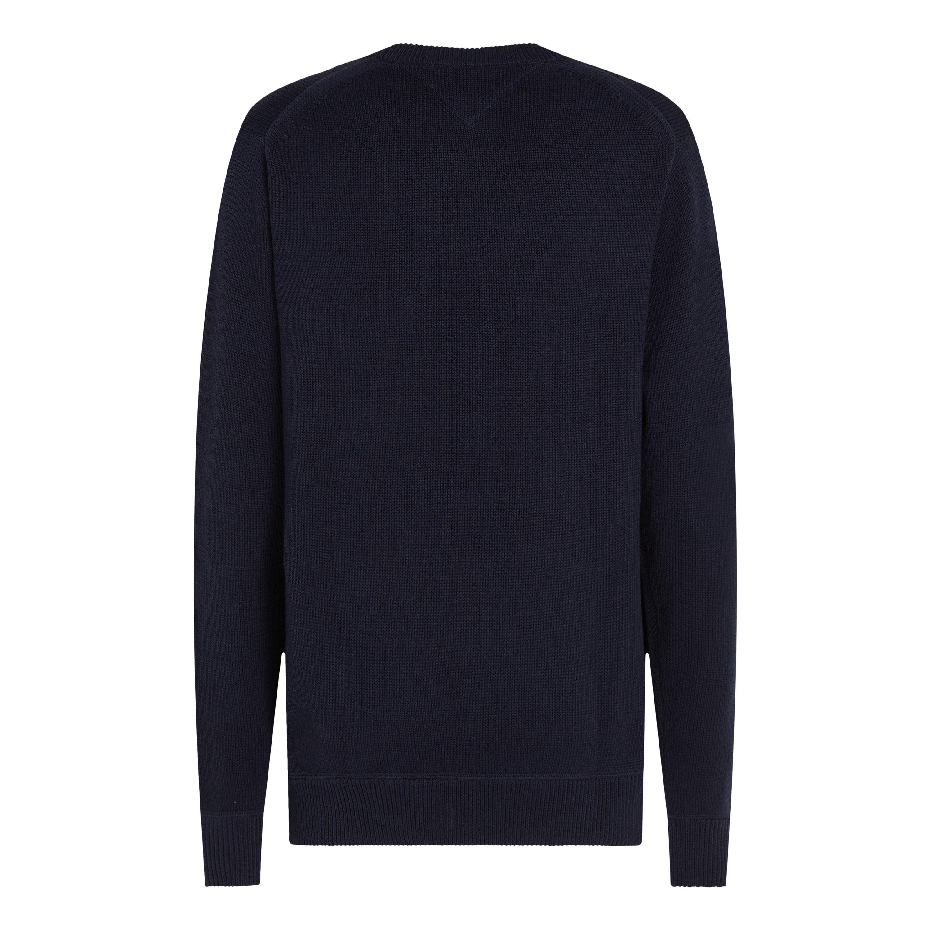 Desert Sky DW5 - Tommy Hilfiger - Men's Chunky Cotton Crew Neck Jumper - 2