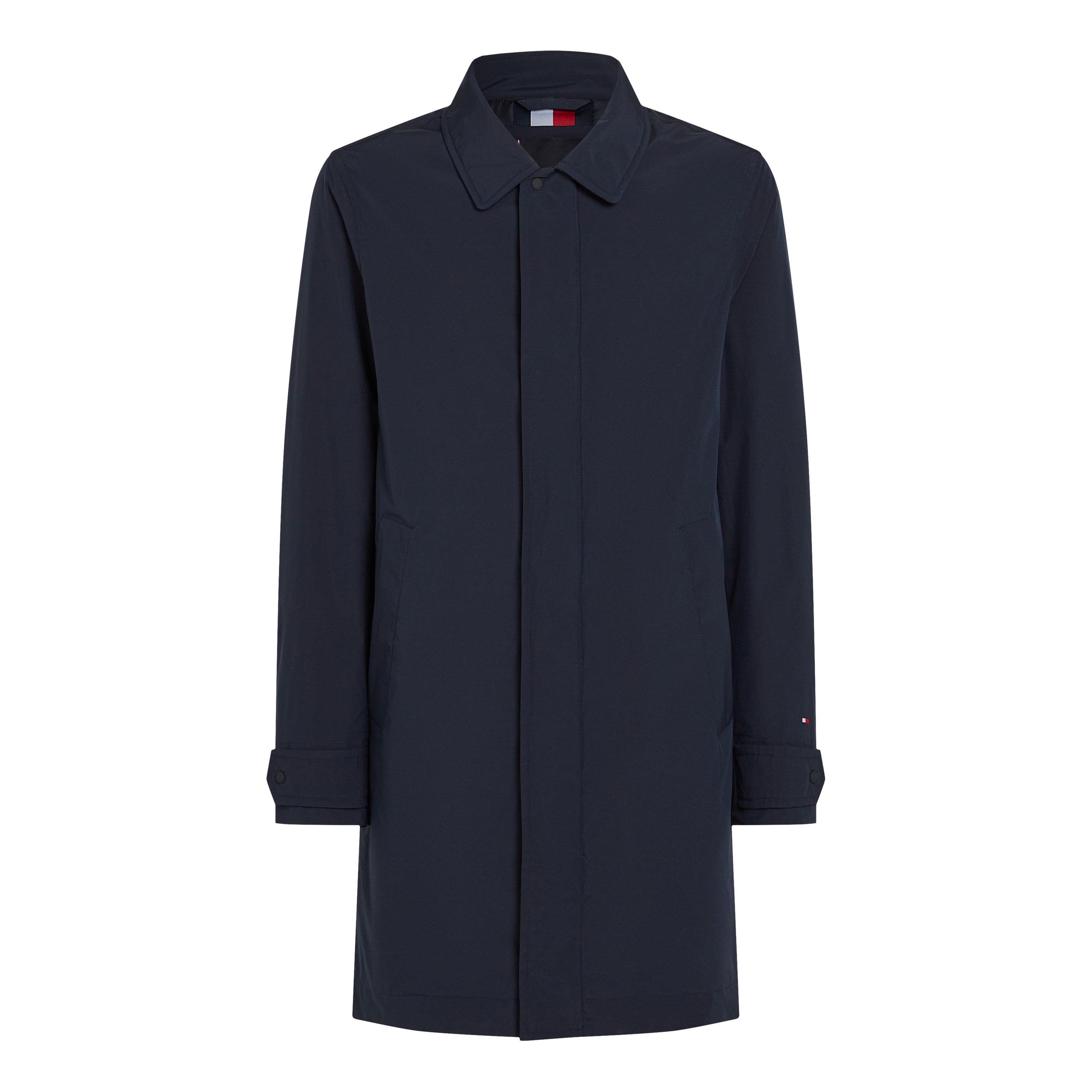 Tommy Hilfiger Men's Packable Water-Resistant Lightweight Trench Coat - Desert Sky Dw5 - S