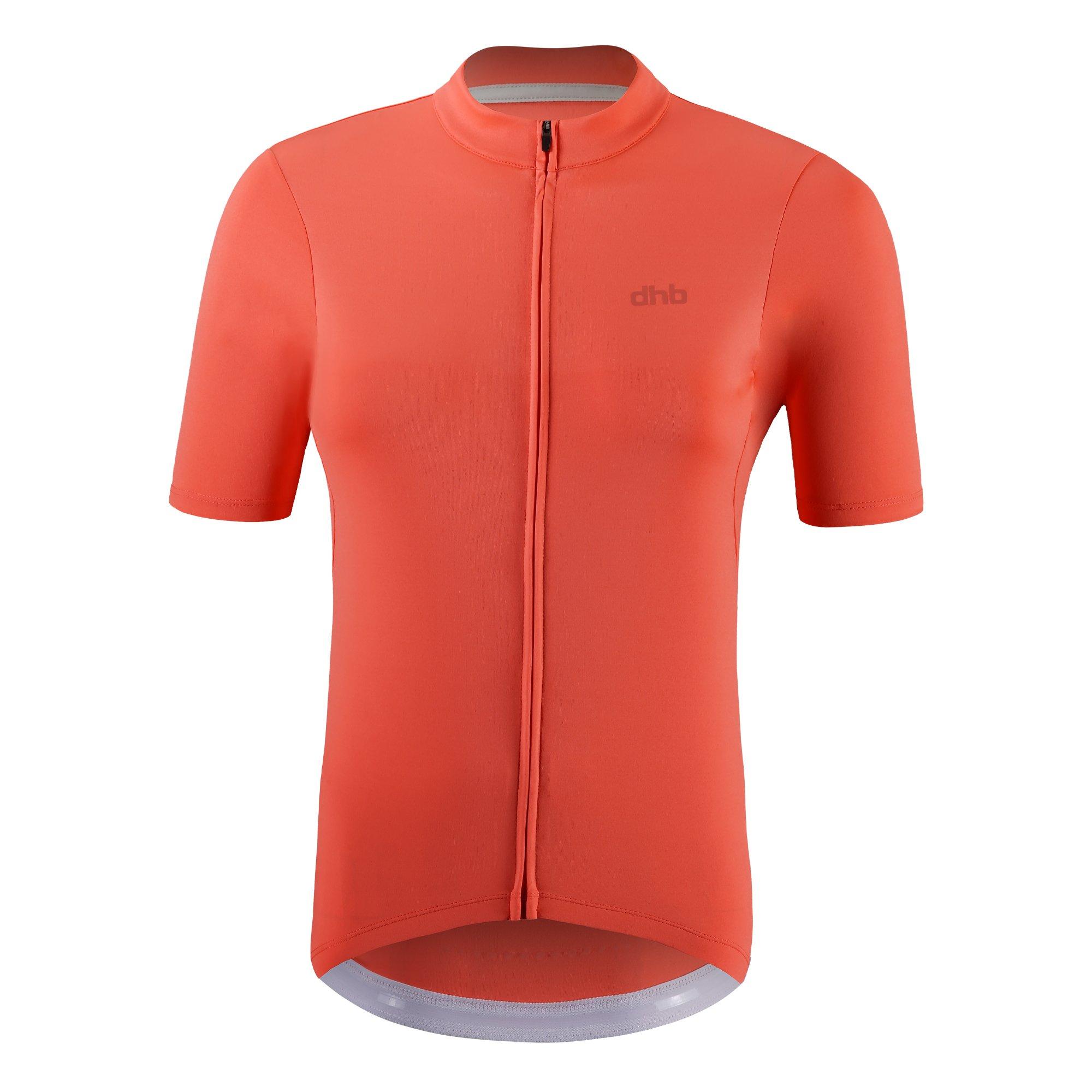 Dhb Women's Moda Short Sleeve Jersey 2.0 - Hot Coral - 12 (M)