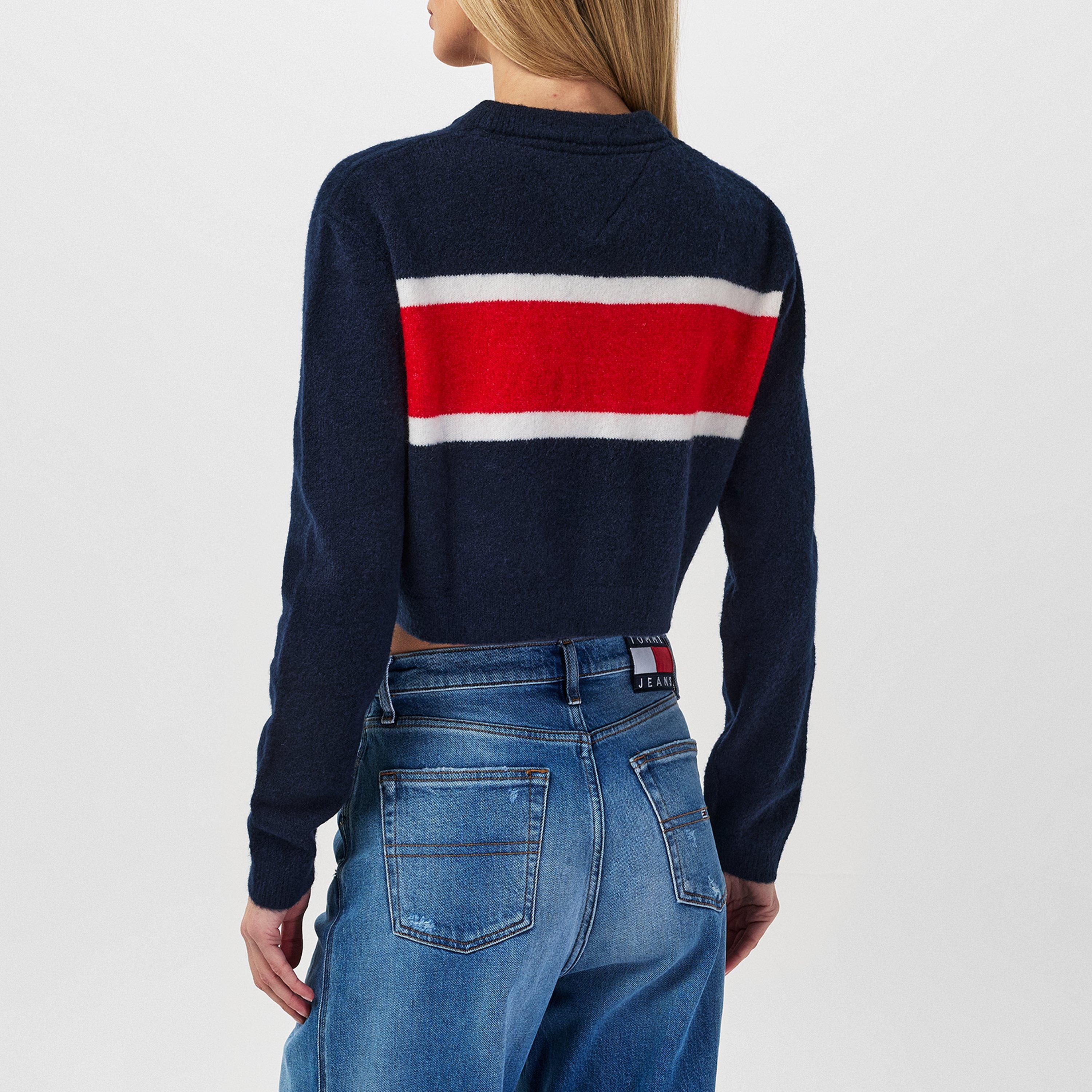 Notte scura Marina - Tommy Jeans - Script Sweater - 4