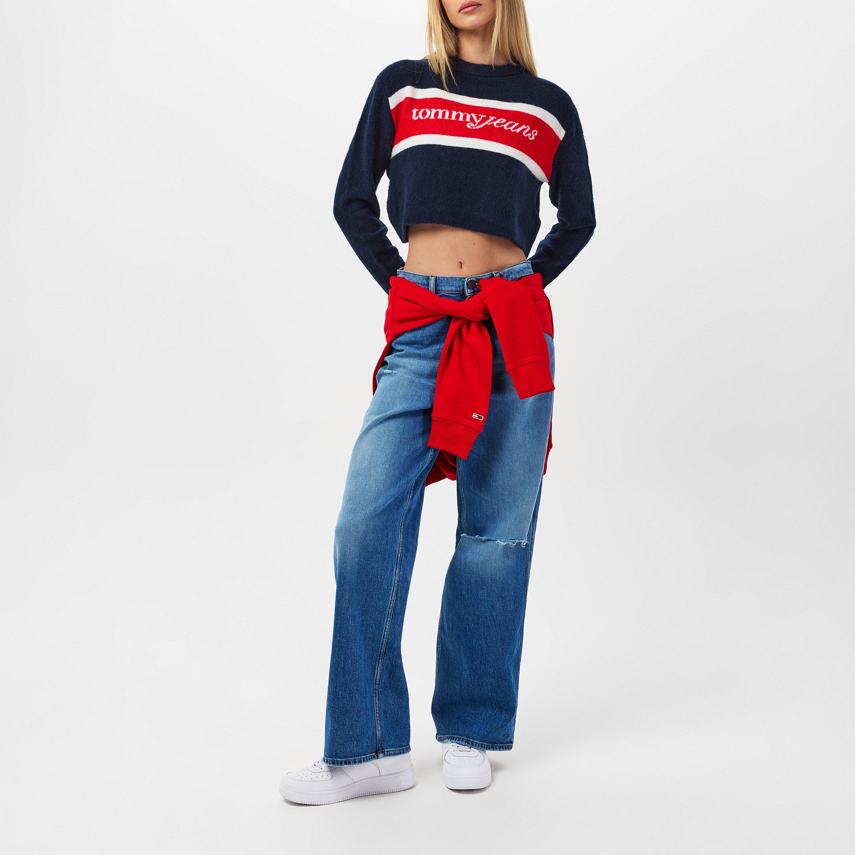 Notte scura Marina - Tommy Jeans - Script Sweater - 7