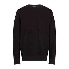 Calvin Klein NATURAL TEXTURE JACQUARD SWEATER