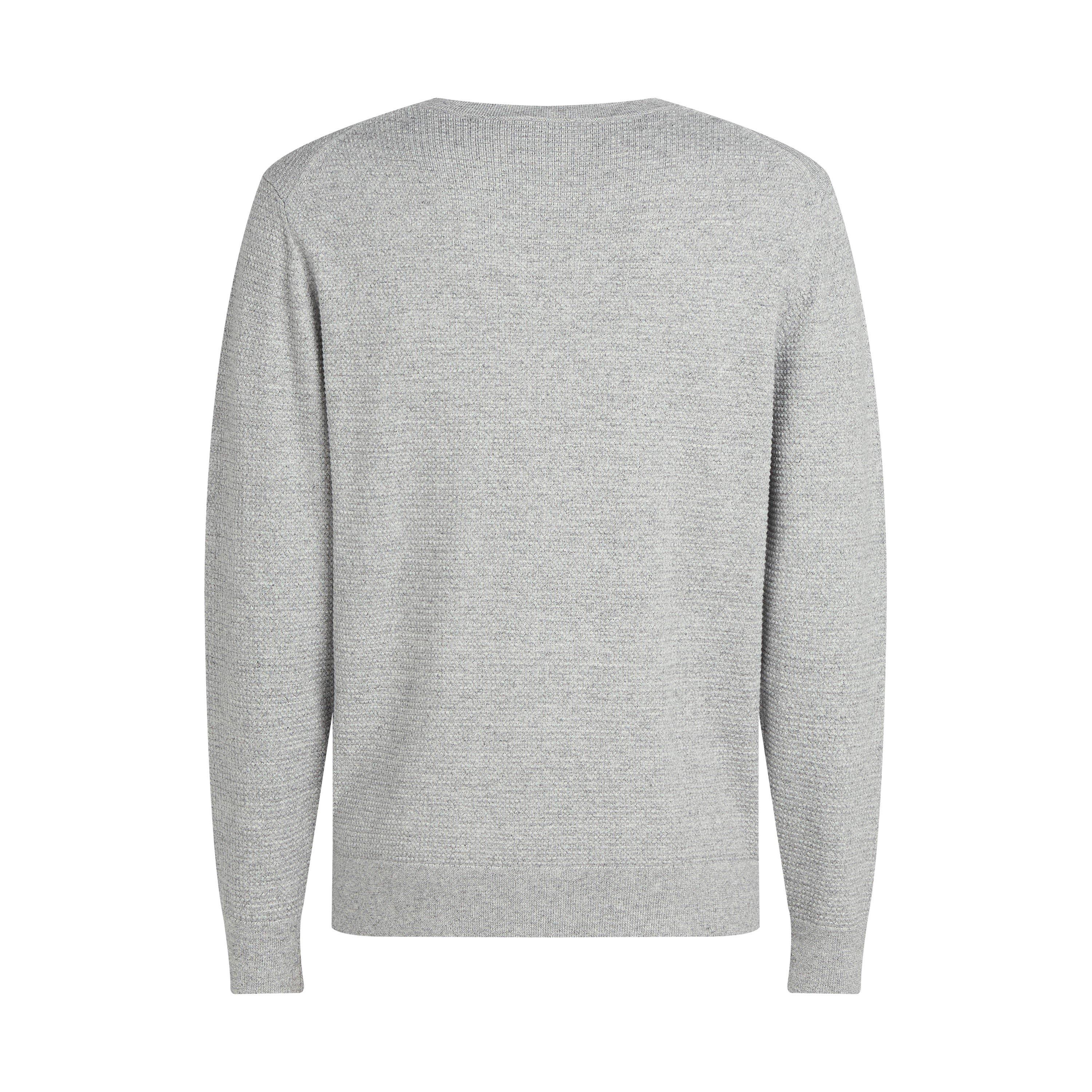 Heather PKH - Calvin Klein - Men's Waffle Texture Cotton Crew Neck Jumper - 6