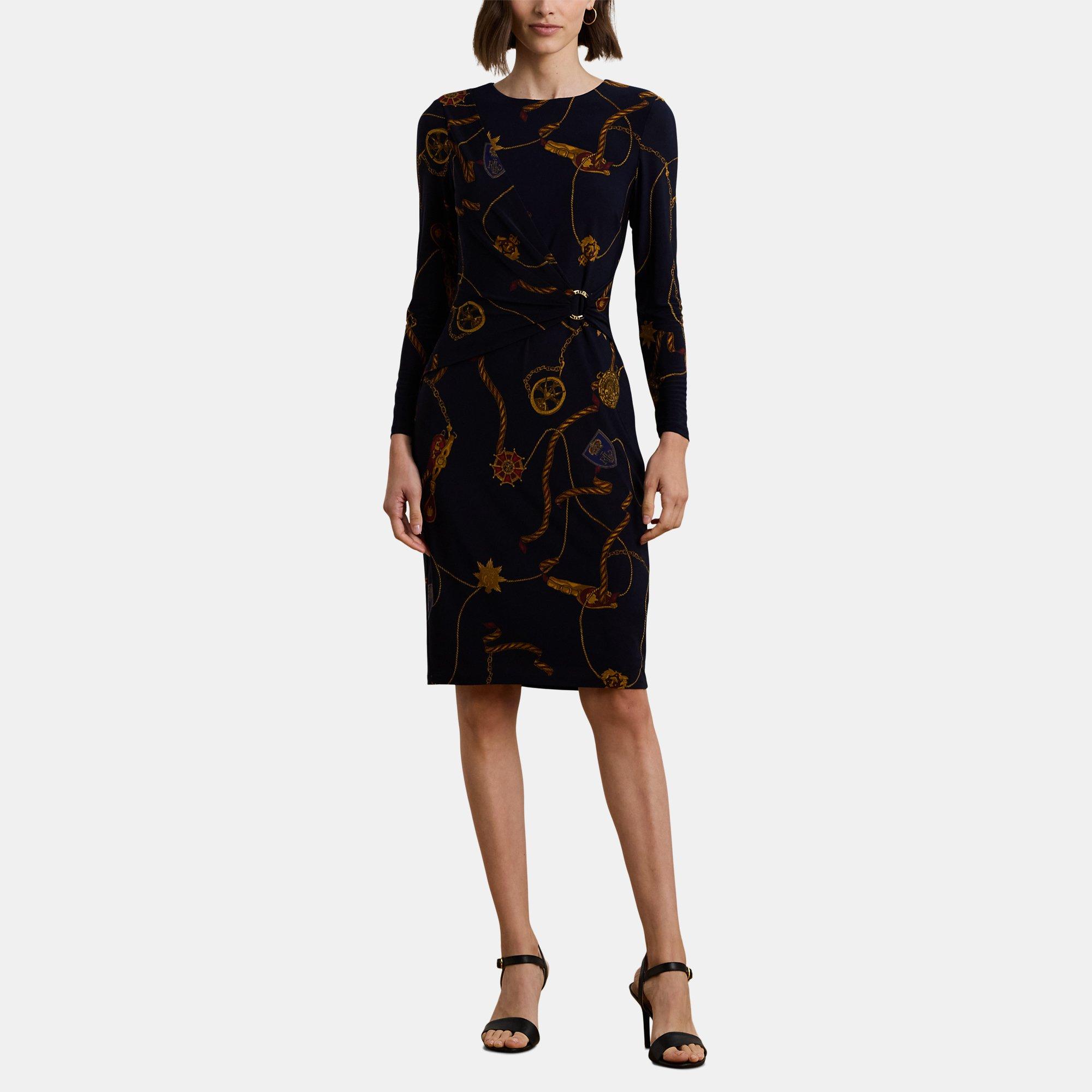 Navy Multi - Lauren by Ralph Lauren - Fabiana Dress - 2