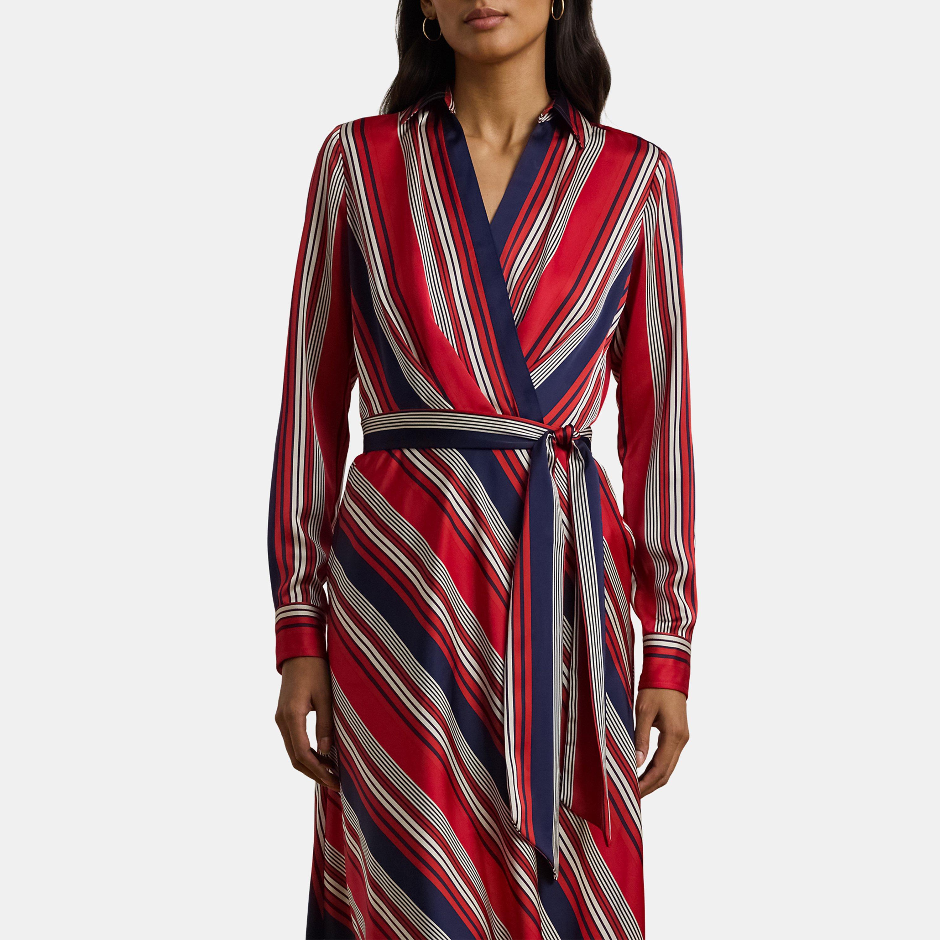 Red Multi - Lauren by Ralph Lauren - Rowella Dress - 4