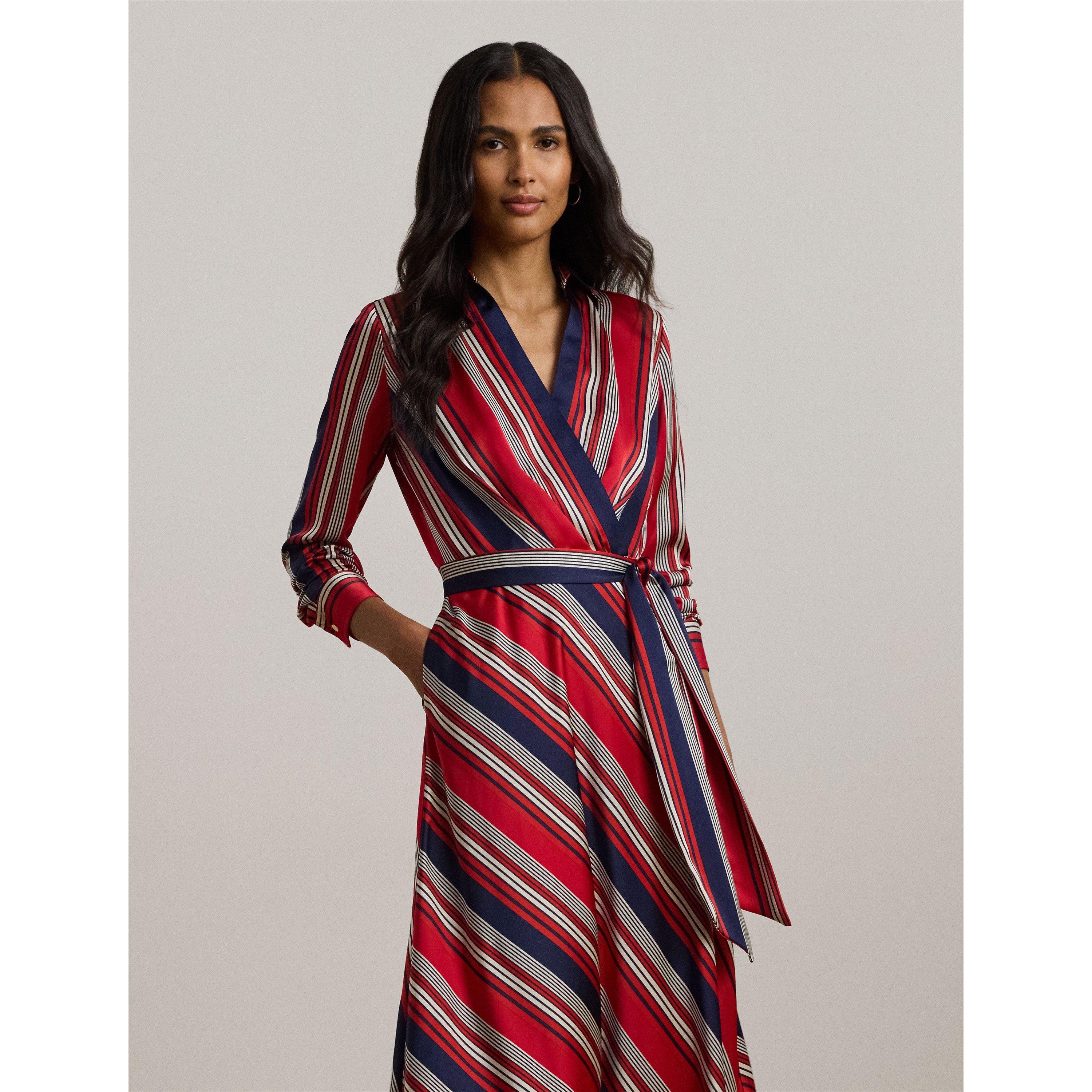 Red Multi - Lauren by Ralph Lauren - Rowella Dress - 5