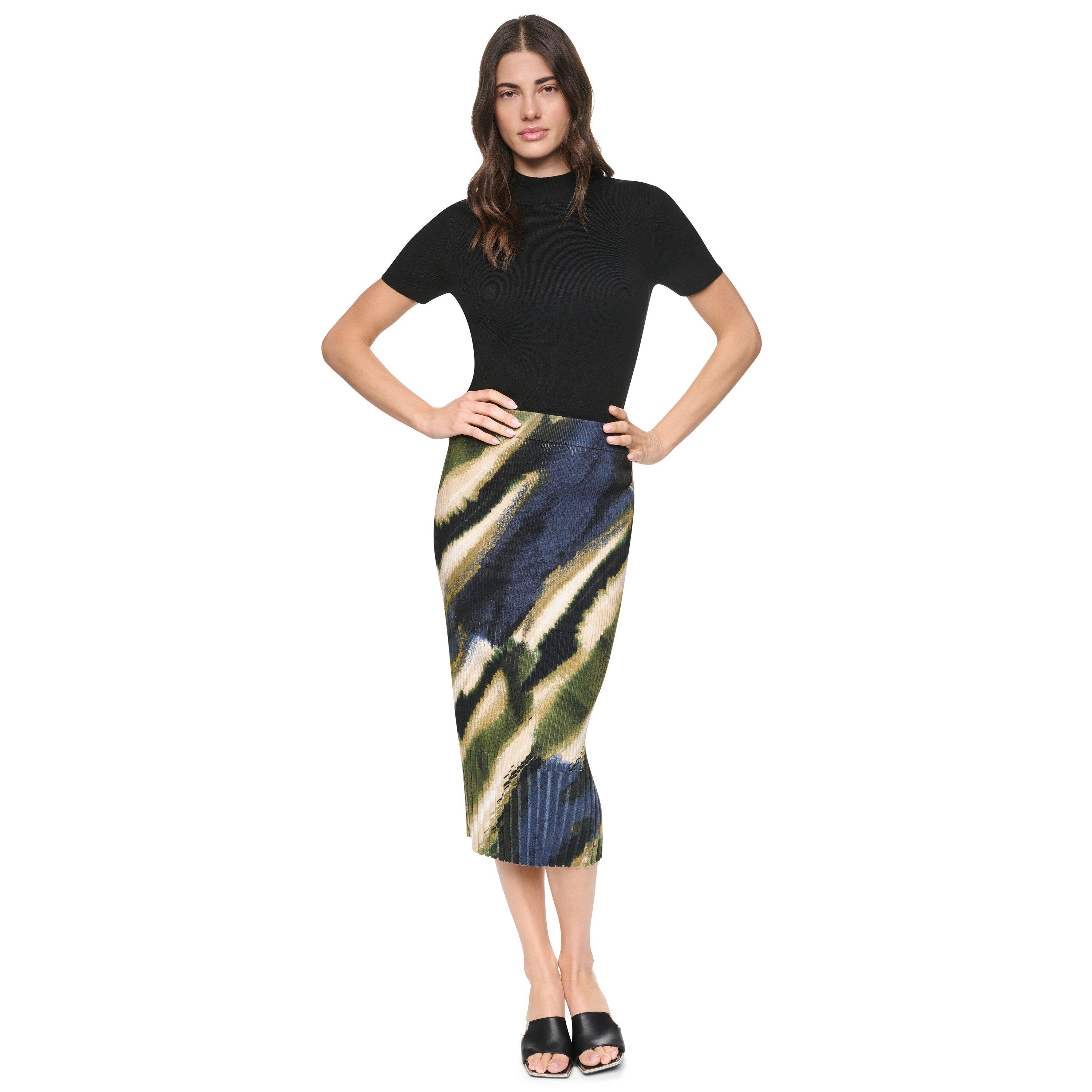 Brushed Rversde - DKNY - DKNY Printed Mix Rib Ld64 - 2