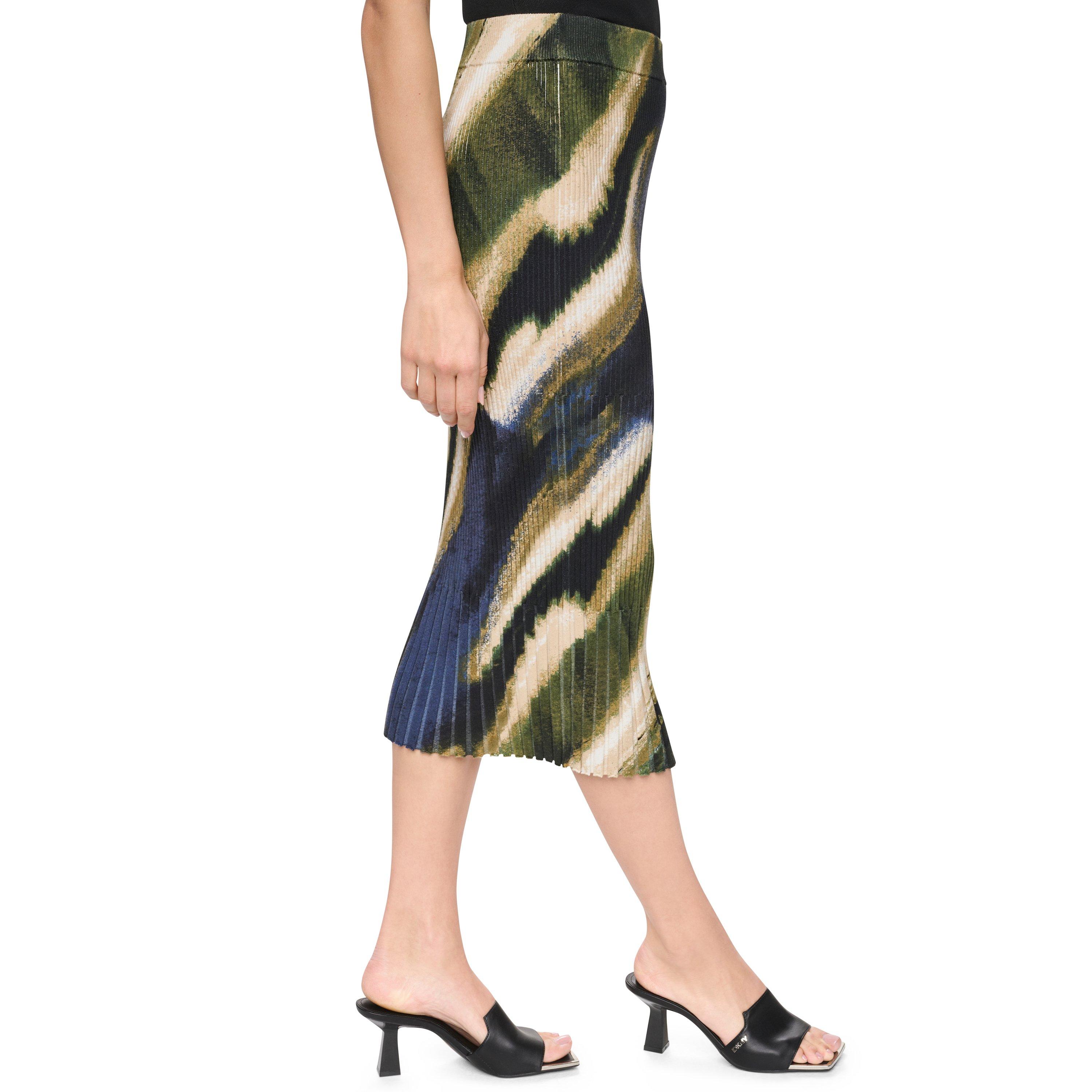 Brushed Rversde - DKNY - DKNY Printed Mix Rib Ld64 - 4