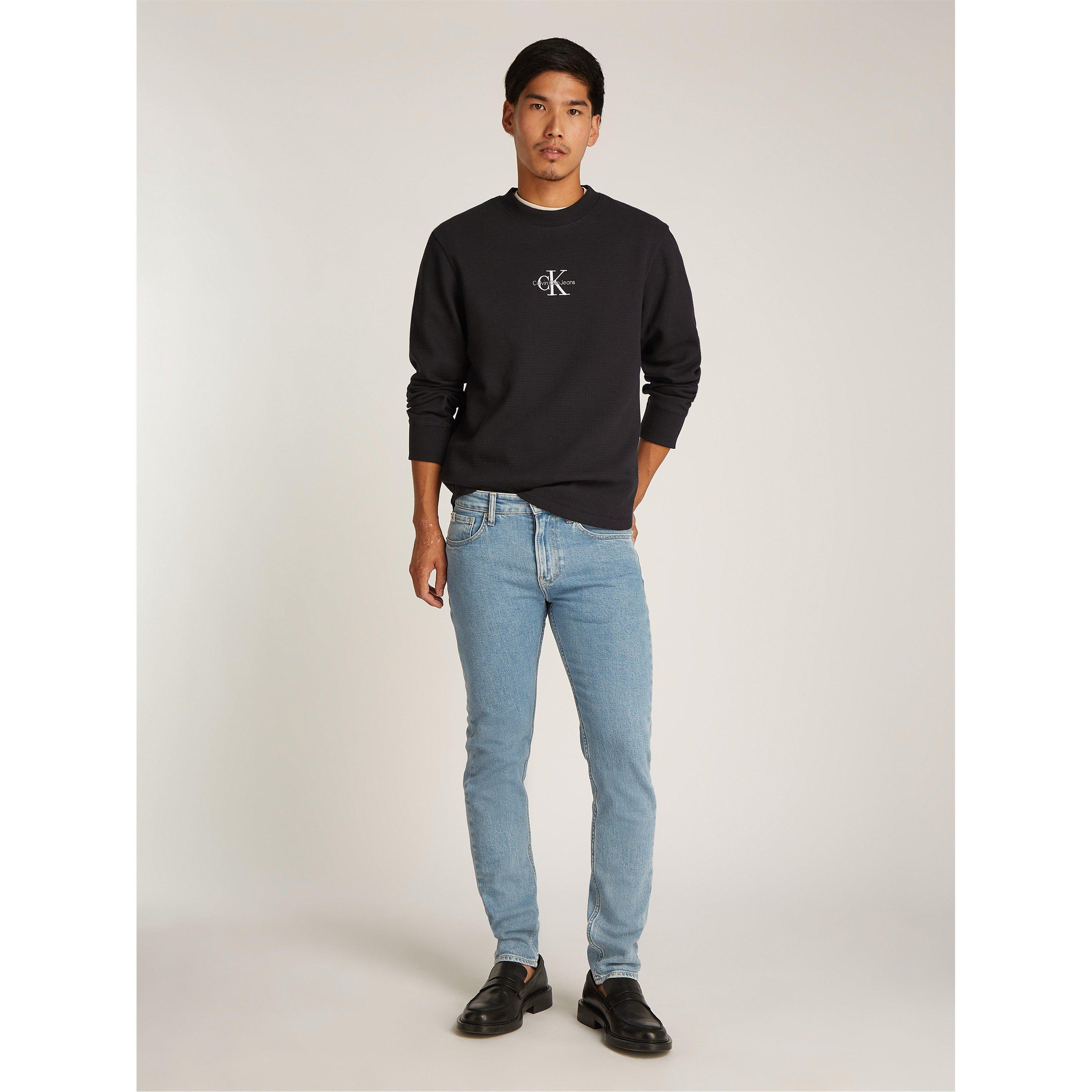 CK Black - Calvin Klein Jeans - Men's Crew Neck Jumper - 6
