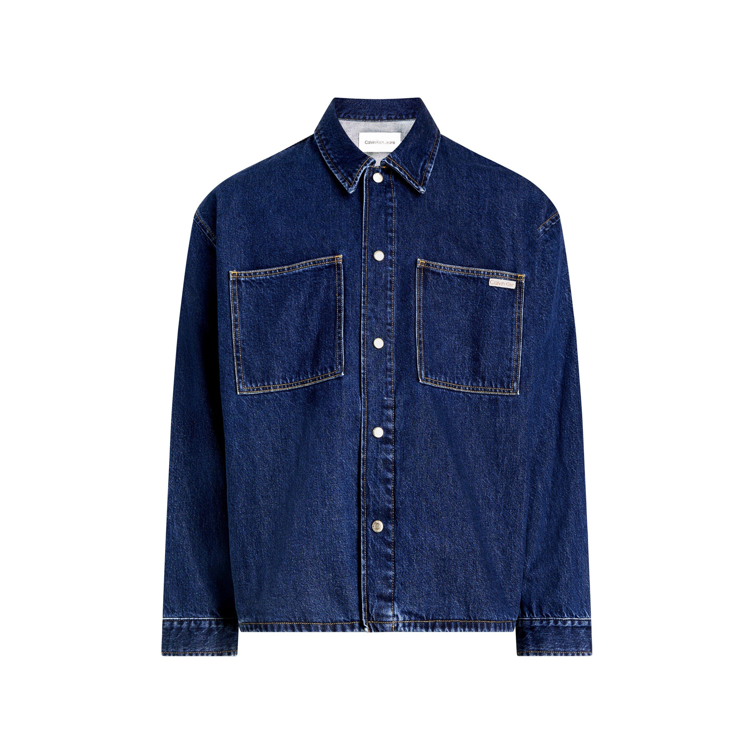 Denim Dark - Calvin Klein Jeans - RELAXED SHIRT JACKET - 1