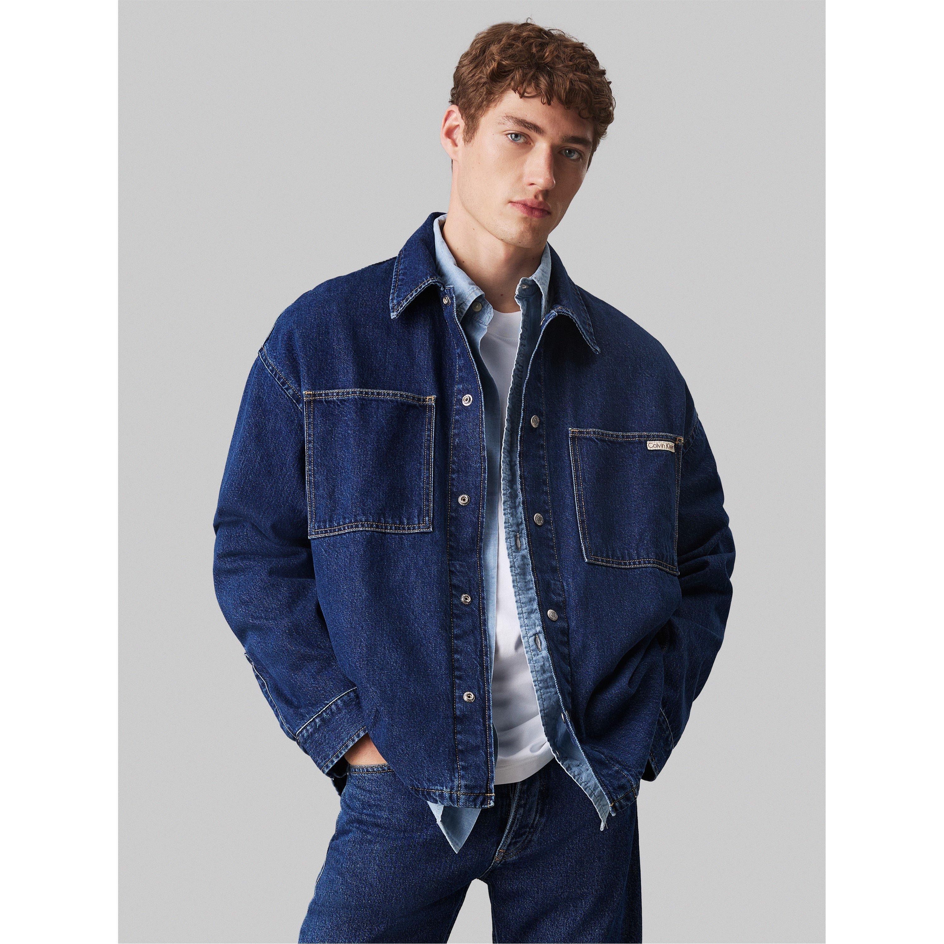 Denim Dark - Calvin Klein Jeans - RELAXED SHIRT JACKET - 2