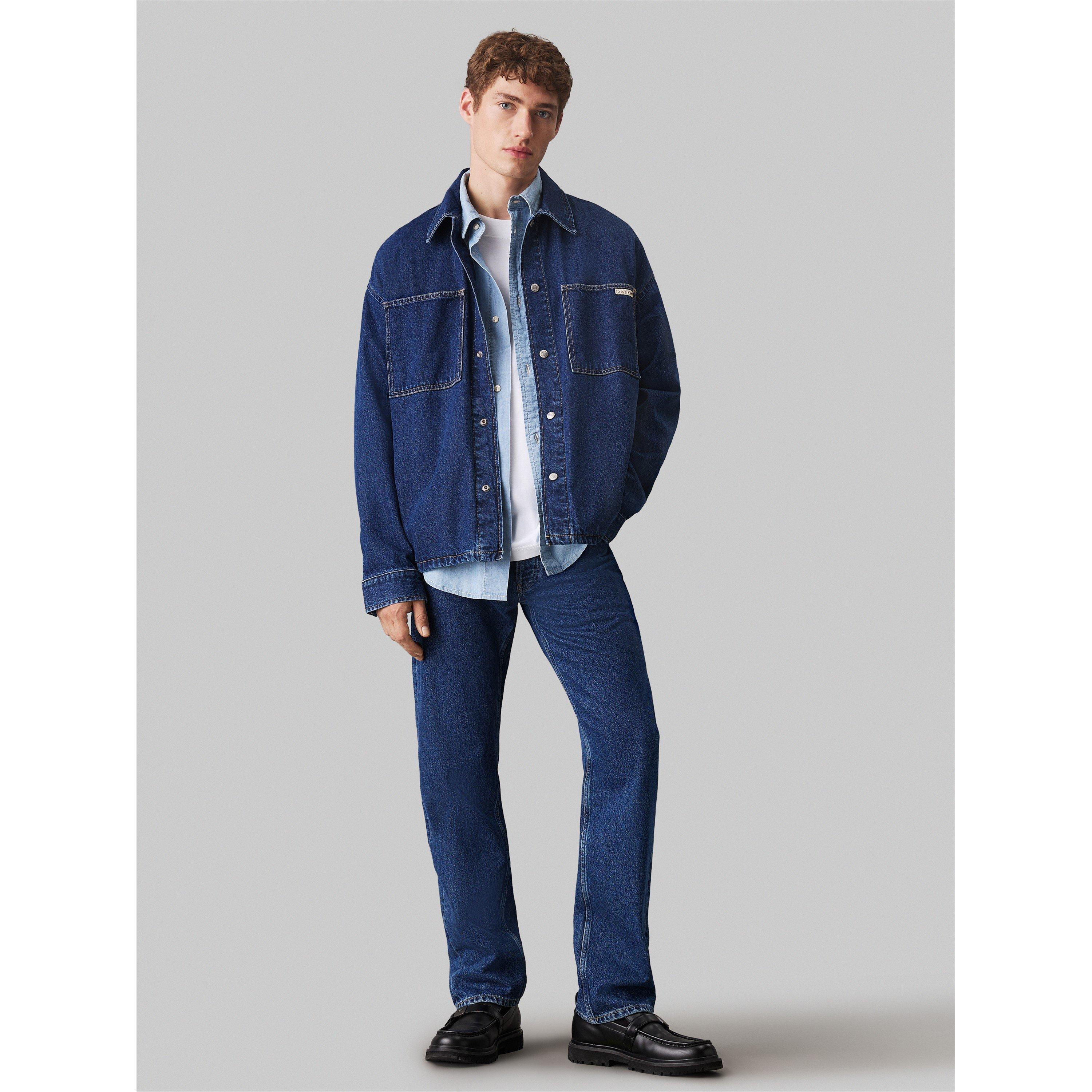 Denim Dark - Calvin Klein Jeans - RELAXED SHIRT JACKET - 3