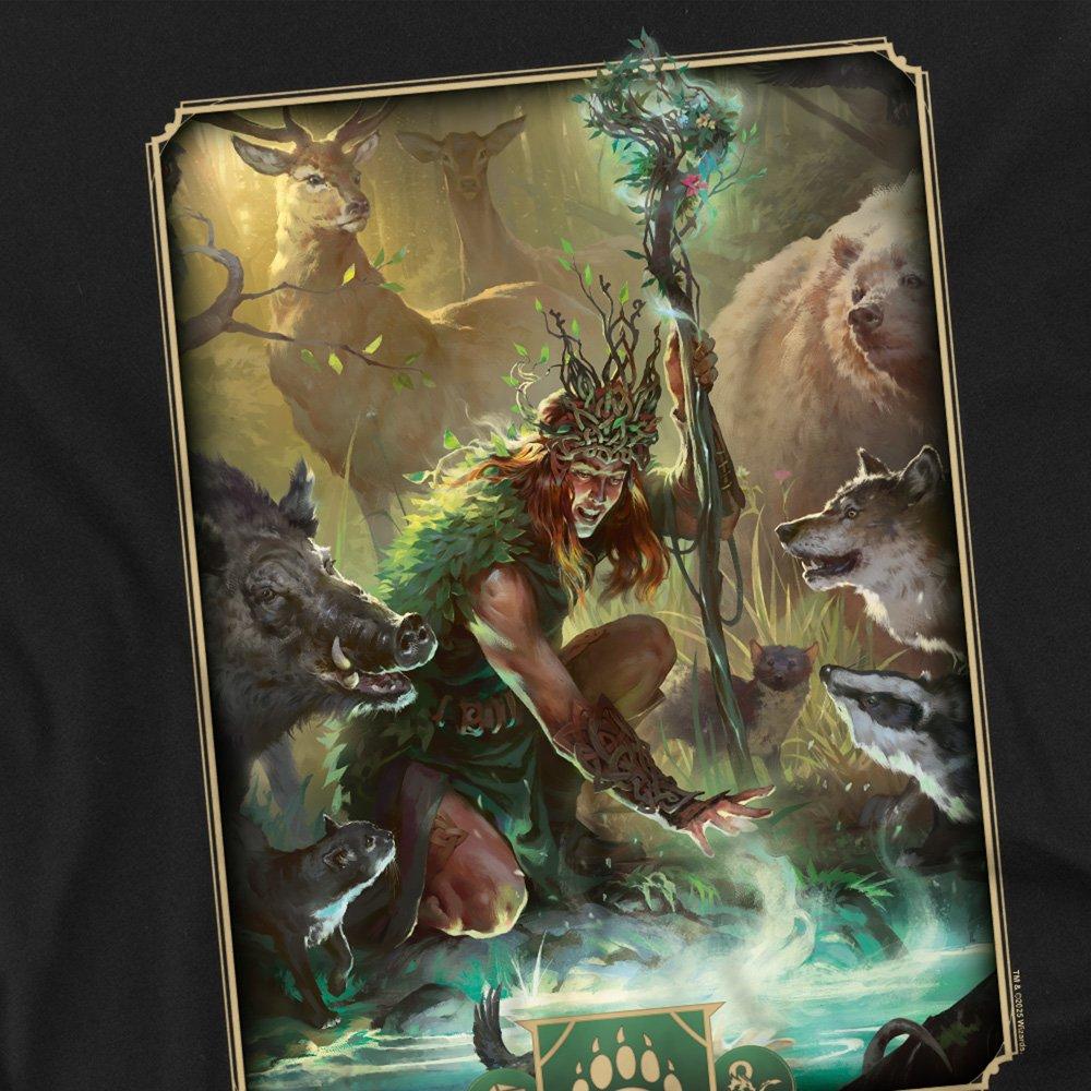 Black - Hasbro - Dungeons & Dragons - 2024 Druid Key Art T-Shirt - 2
