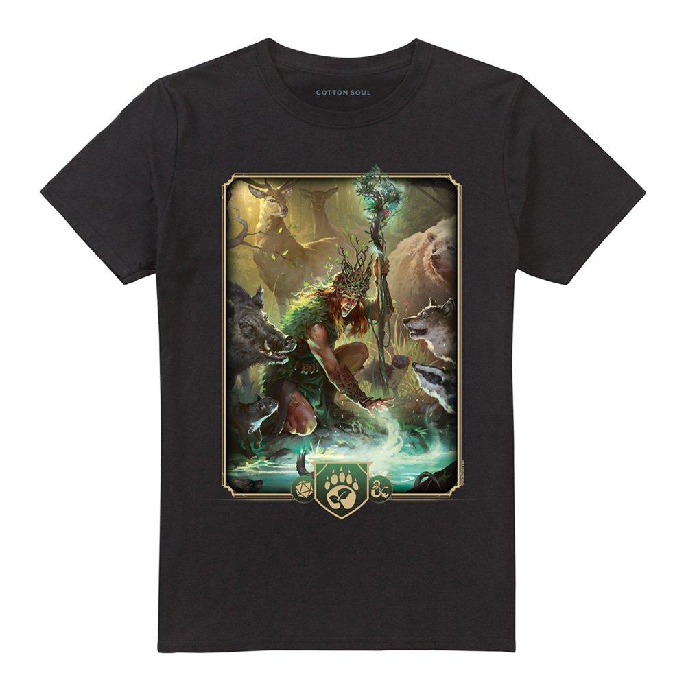 Black - Hasbro - Dungeons & Dragons - 2024 Druid Key Art T-Shirt - 4
