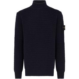 Stone Island Badge Knit Turtleneck