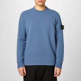 Stone Island Badge Knit Sweater