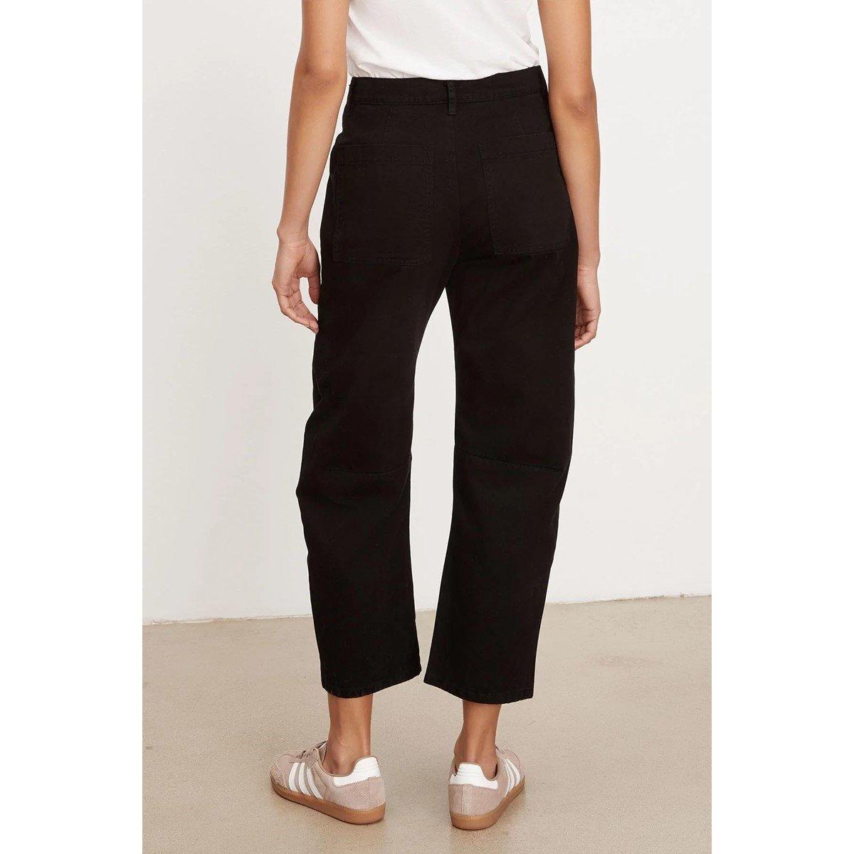Vintg Black - Velvet by Graham and Spencer - Women's Tailored Trousers - 2