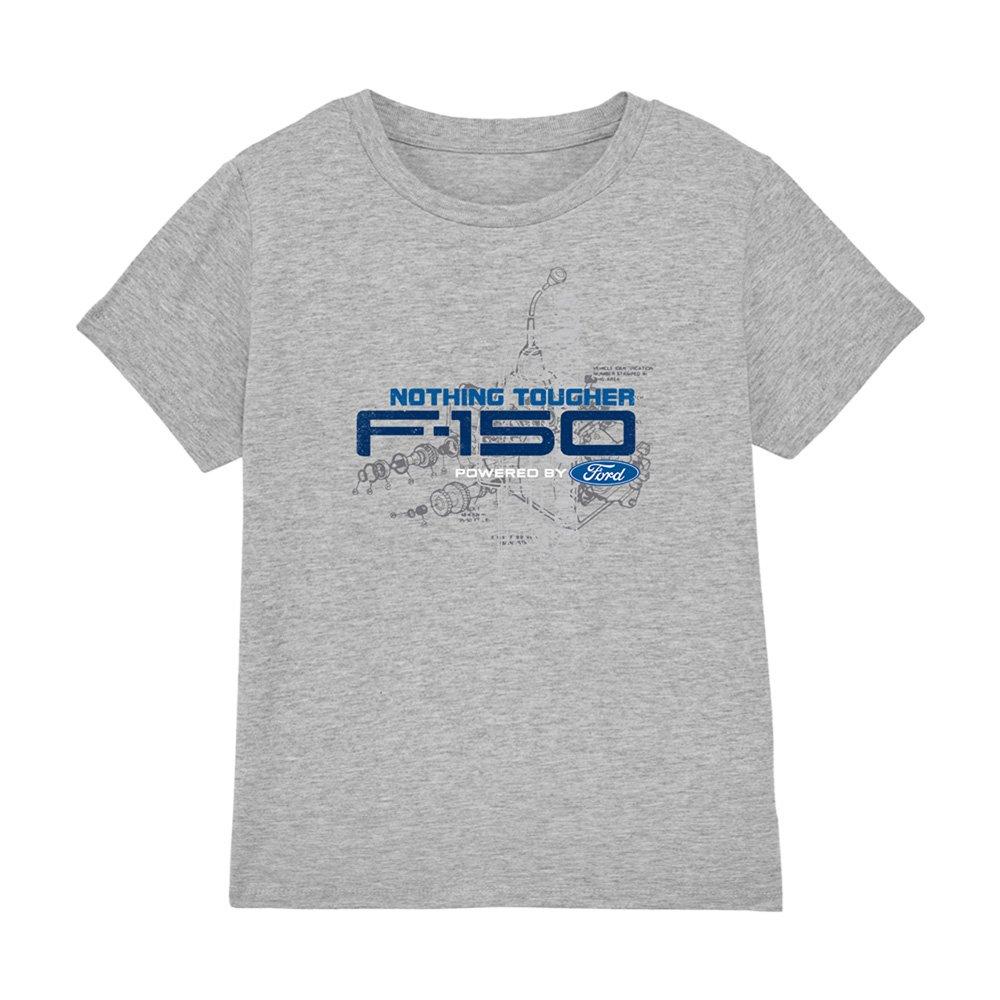 Light Grey - Ford - Ford Trucks Engine Schematic Kids T-Shirt Athleti - 1