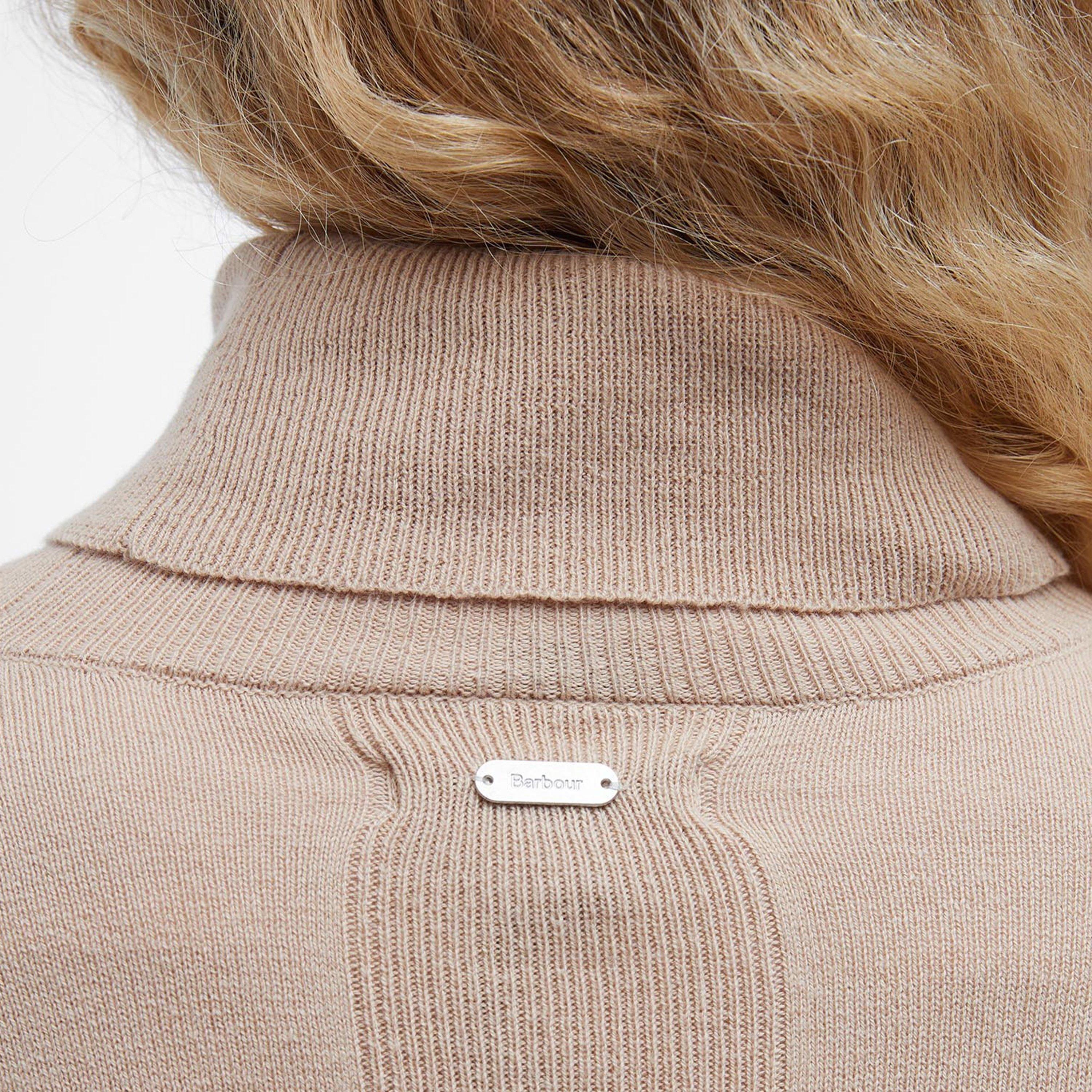 Camel - Barbour - Shelby Rollneck Jumper - 4